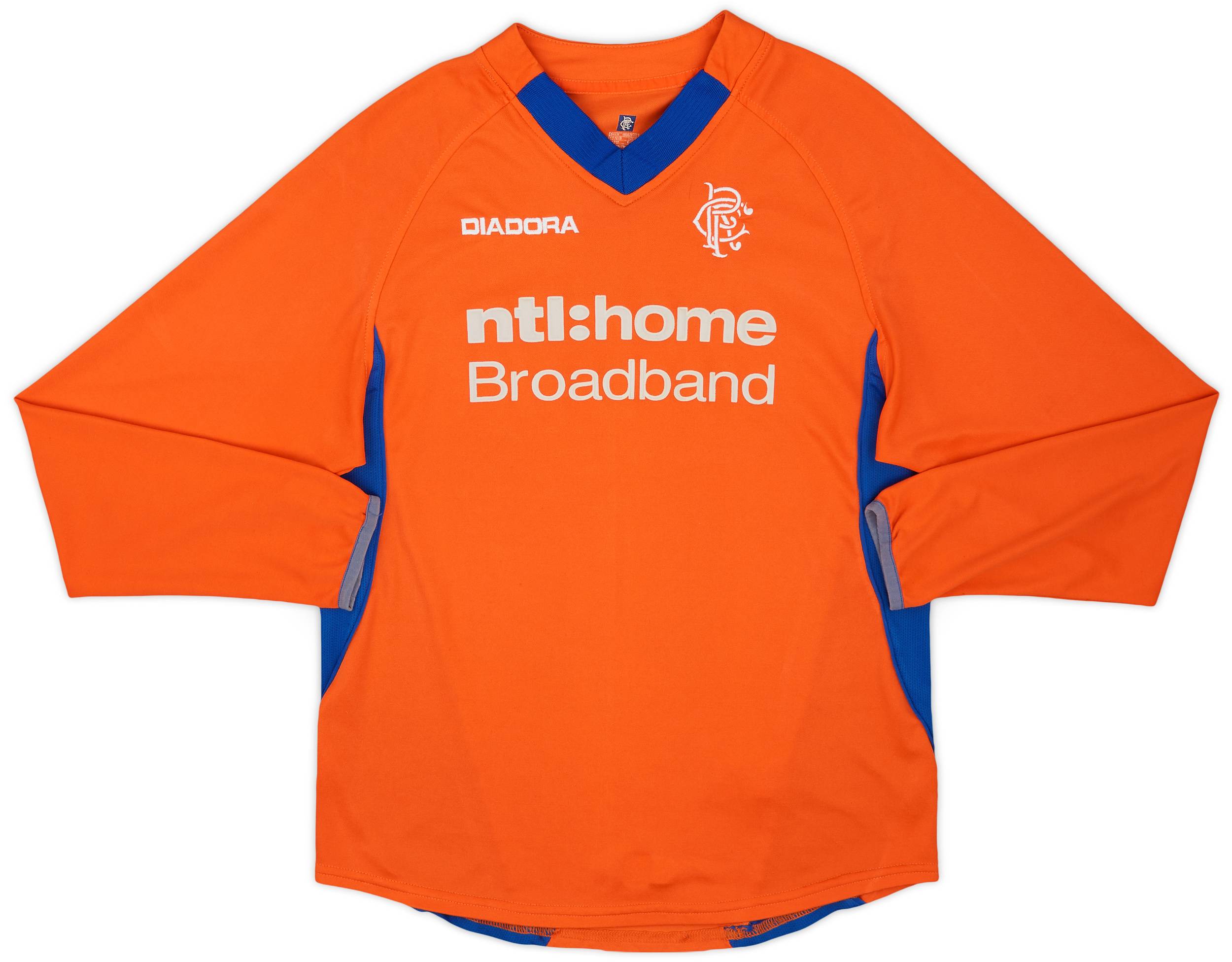 2002-03 Rangers Away L/S Shirt - 8/10 - (S)