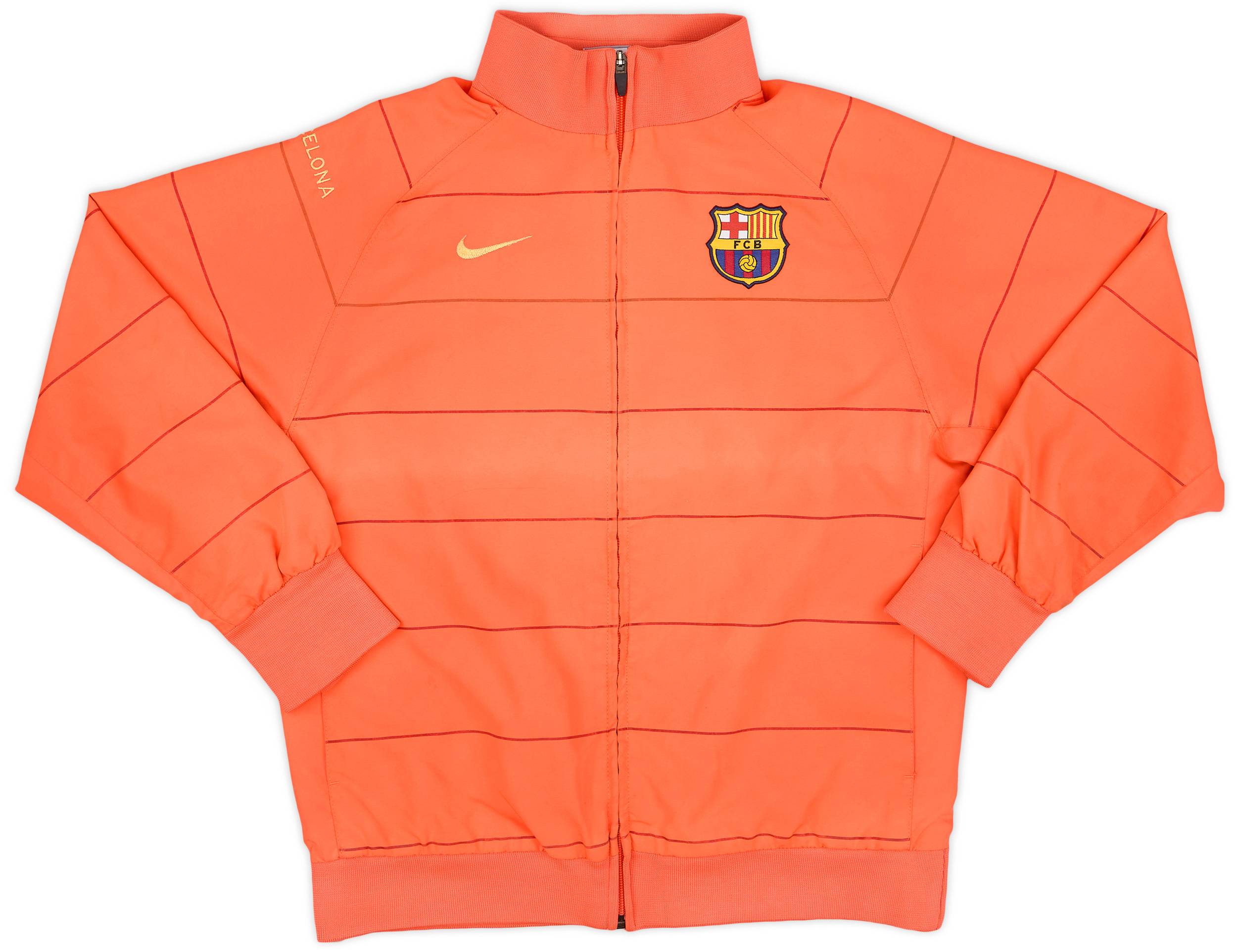 2008-09 Barcelona Nike Track Jacket - 7/10 - (L.Boys)
