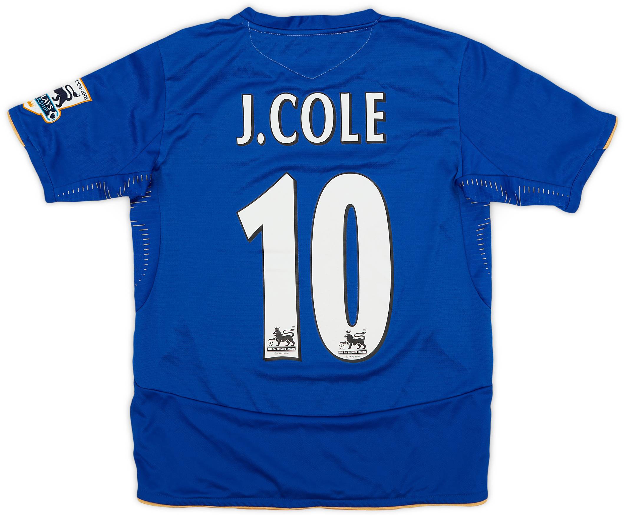2005-06 Chelsea Centenary Home Shirt J. Cole #10 - 9/10 - (M.Boys)