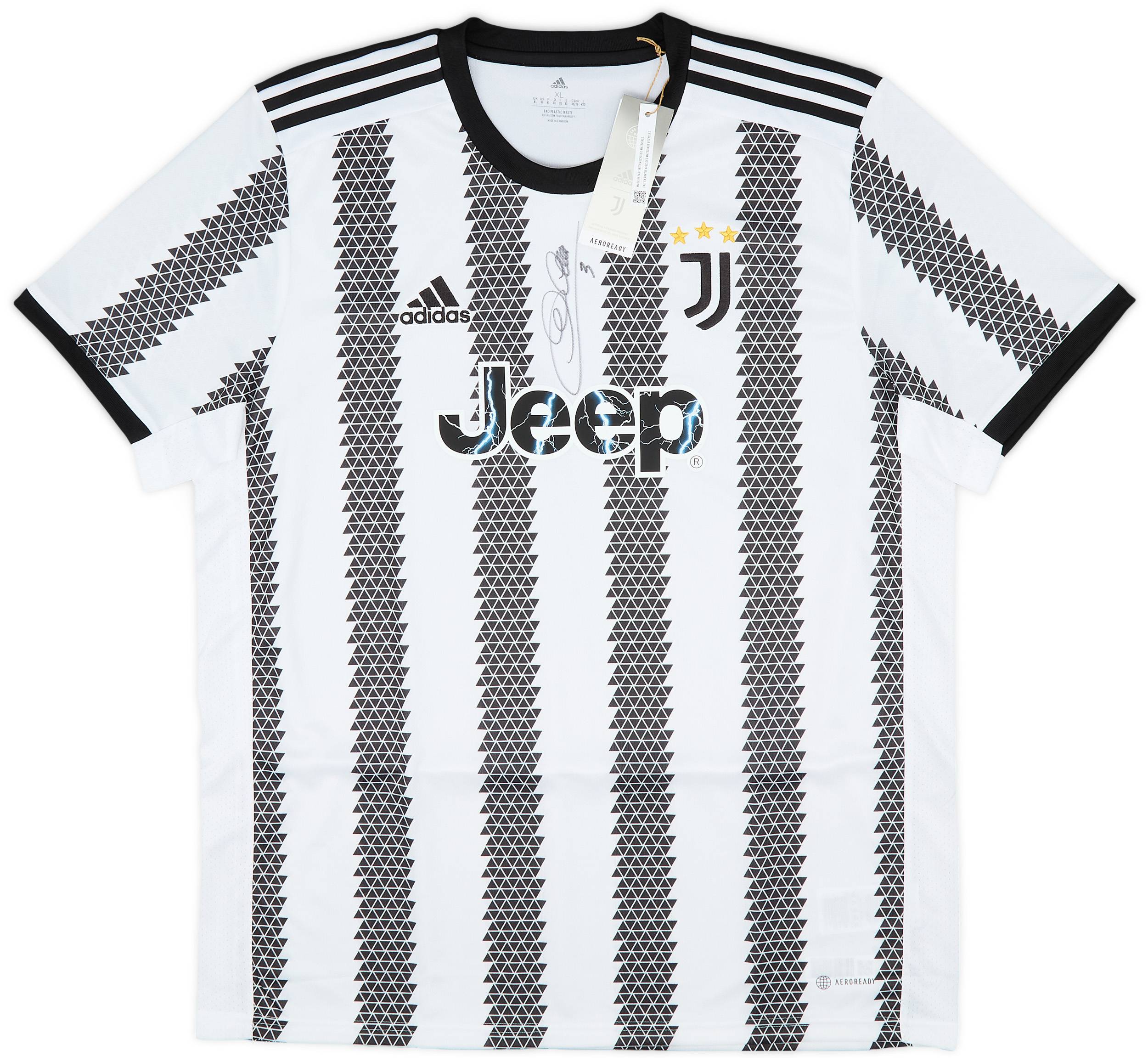 2022-23 Juventus Signed Home Shirt (Chiellini)