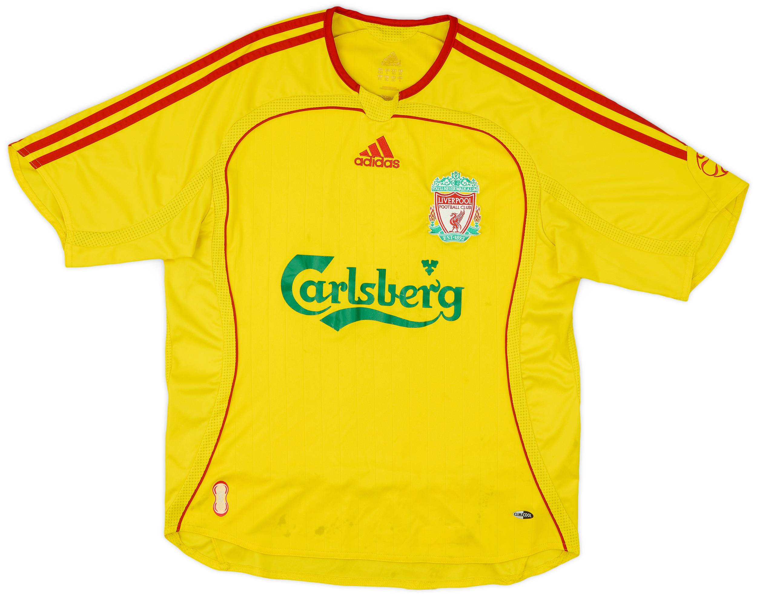 2006-07 Liverpool Away Shirt - 5/10 - (L.Boys)