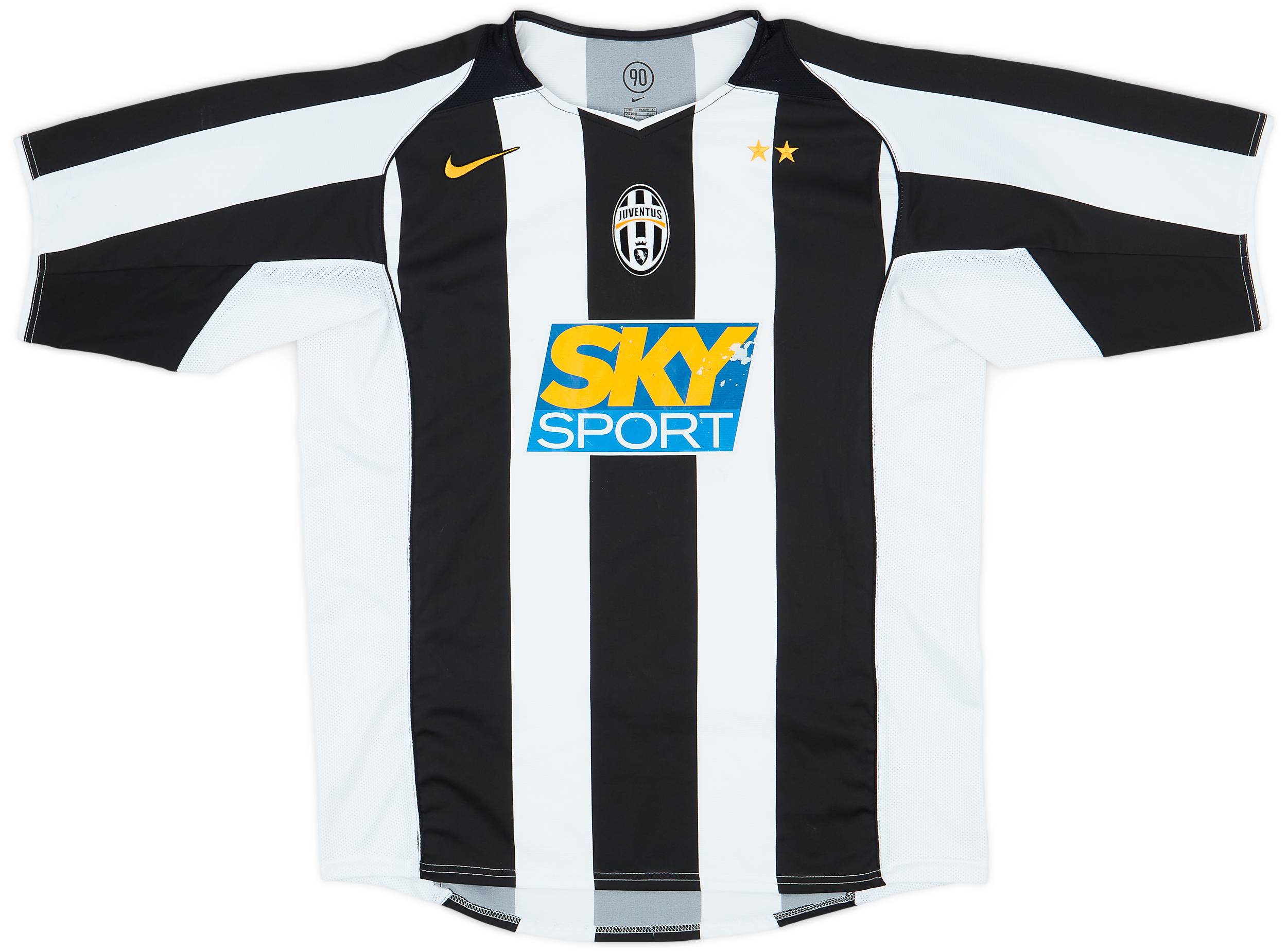 2004-05 Juventus Home Shirt Zambrotta #19 - 4/10 - (L)