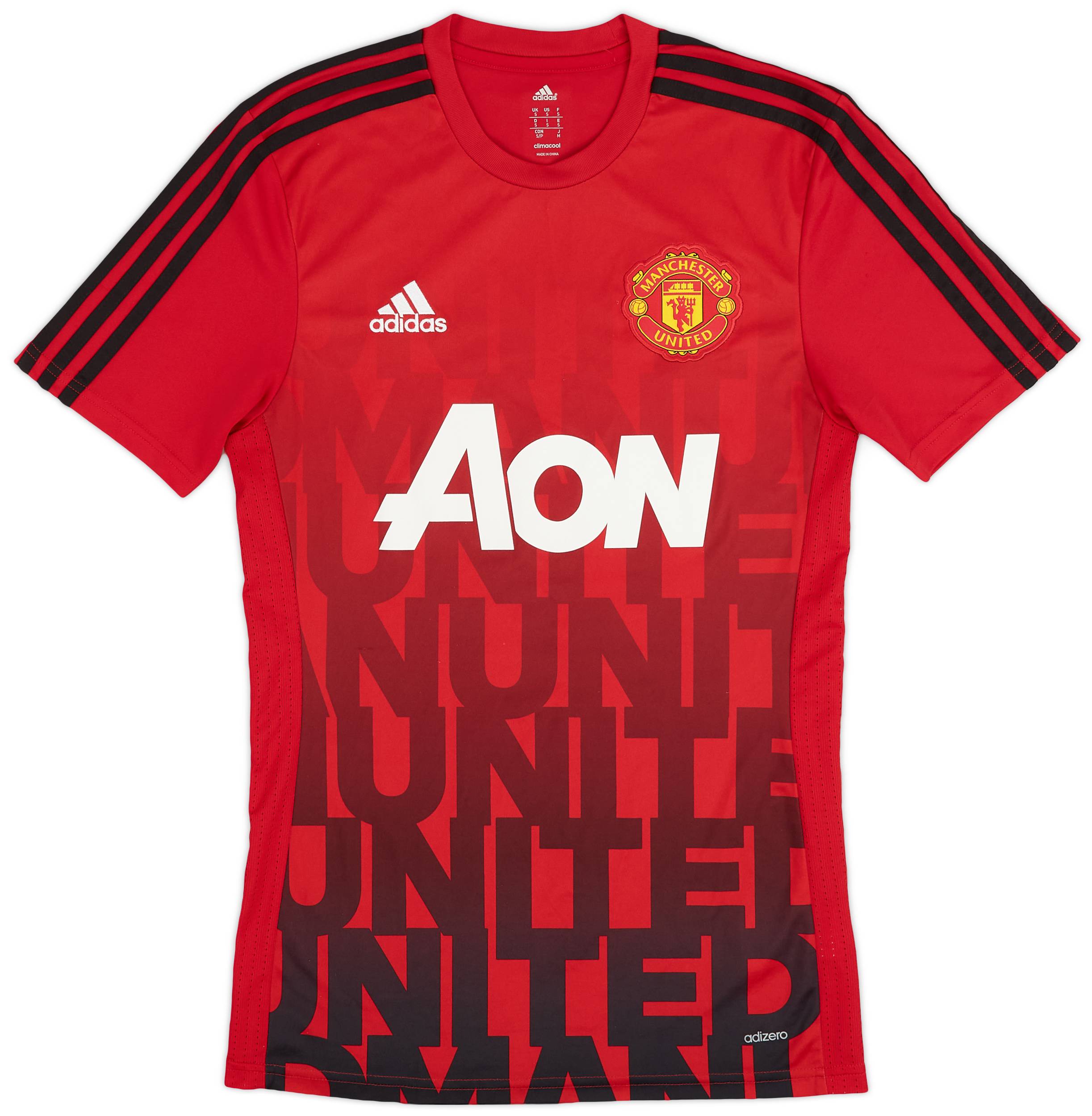 2015-16 Manchester United adidas Training Shirt - 7/10 - (S)