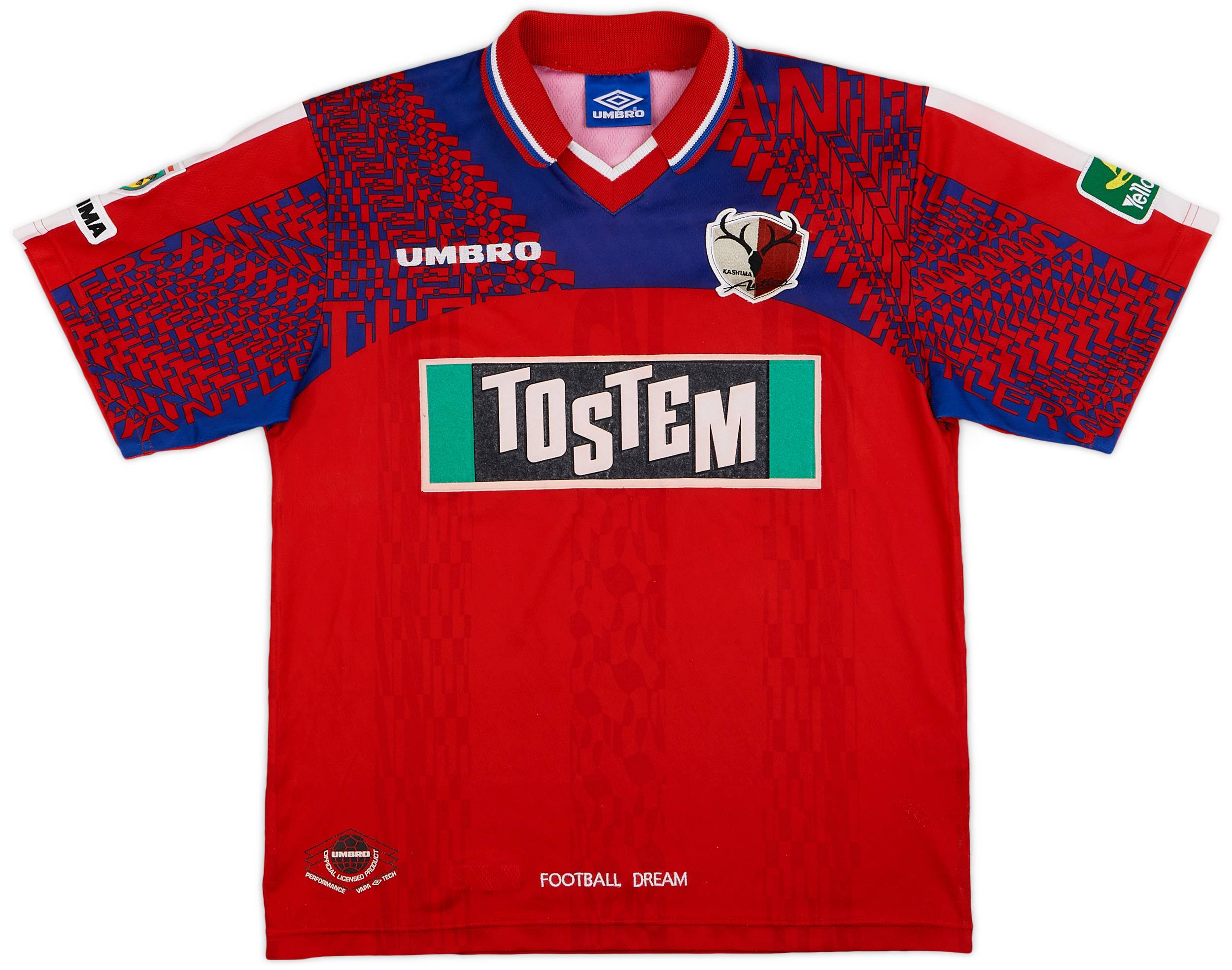 1997 Kashima Antlers Home Shirt - 9/10 - (M)