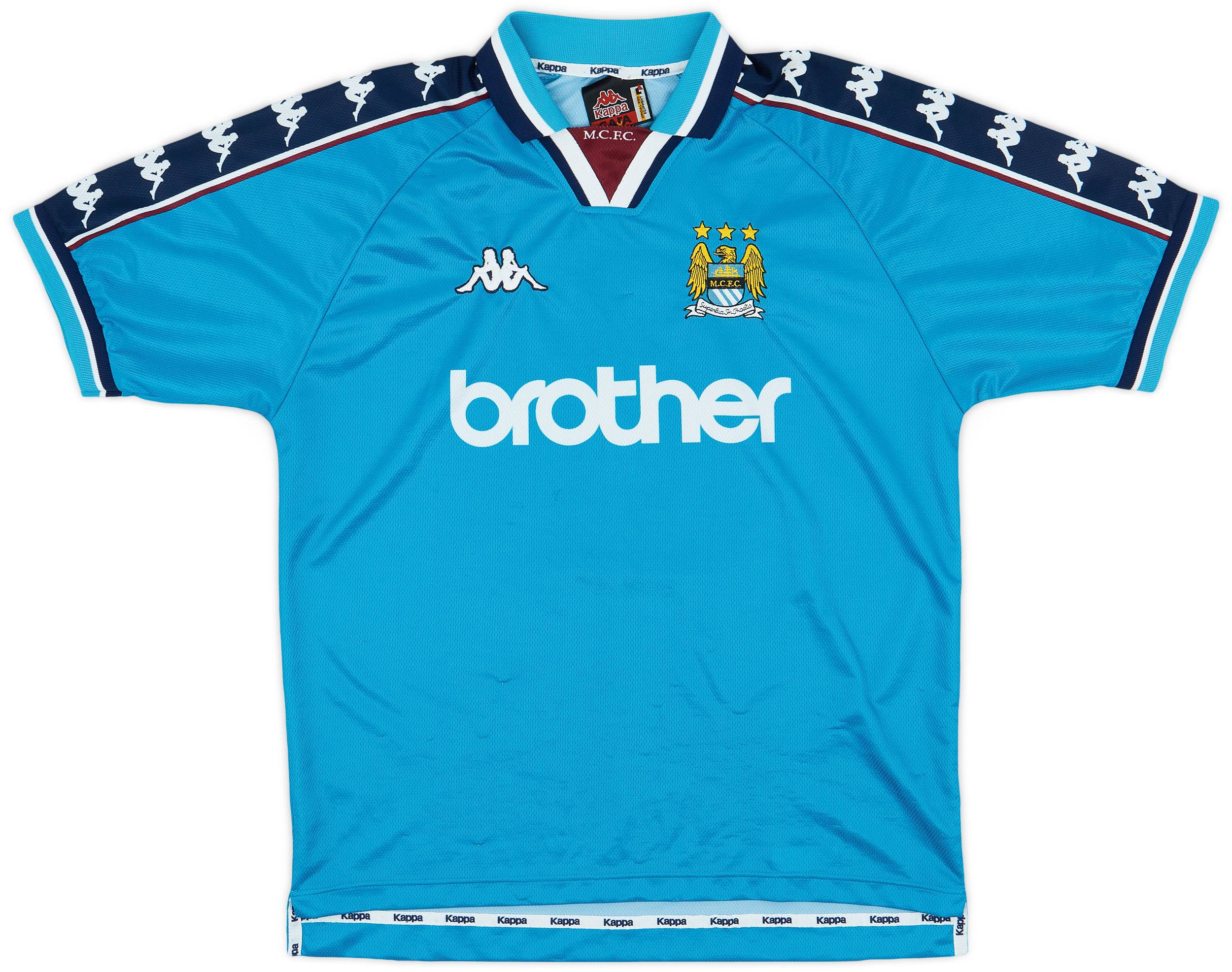 1997-99 Manchester City Home Shirt - 8/10 - (L)