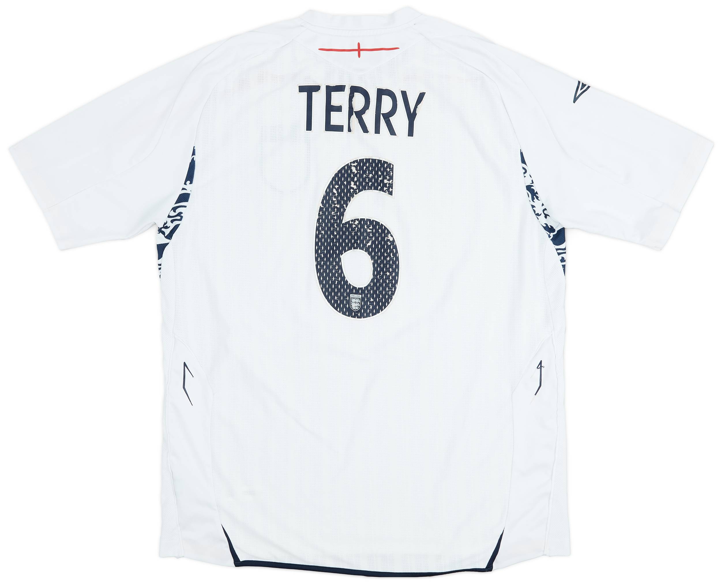 2007-09 England Home Shirt Terry #6 - 5/10 - (XL)