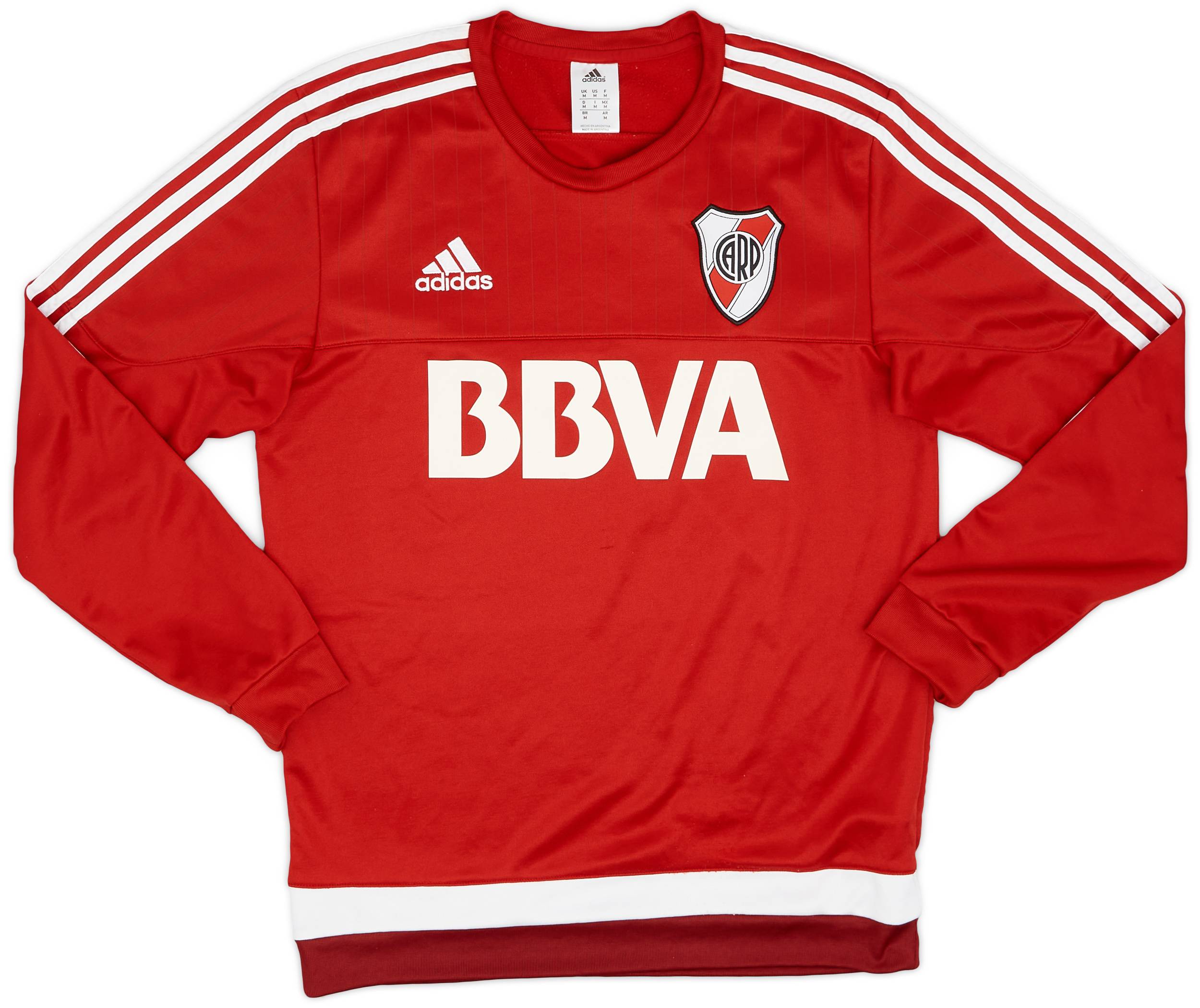 2016-17 River Plate adidas Sweat Top - 8/10 - (M)