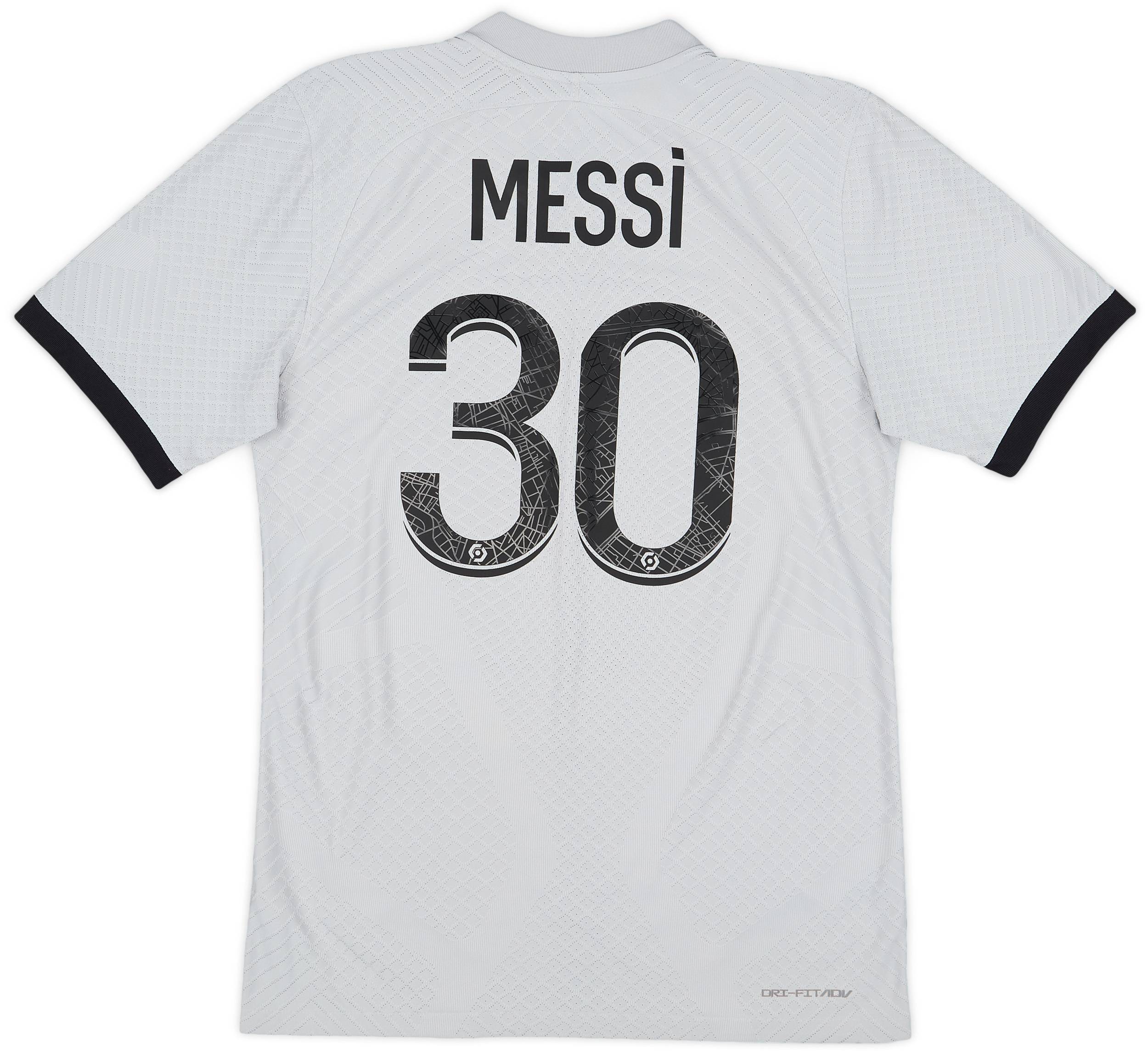 2022-23 Paris Saint-Germain Authentic Away Shirt Messi #30 - 9/10 - (S)
