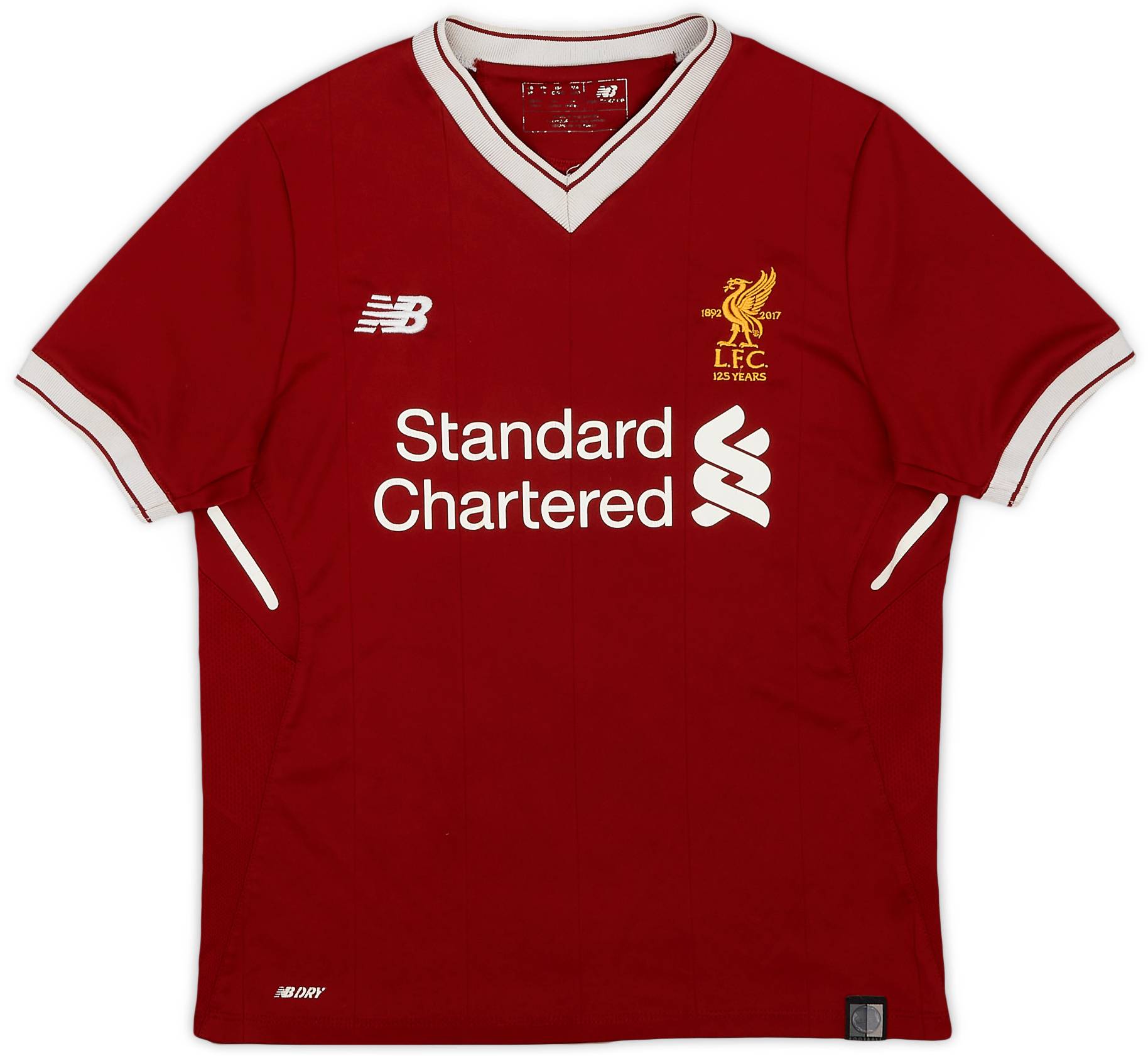 2017-18 Liverpool 125 Years Home Shirt - 5/10 - (M.Boys)