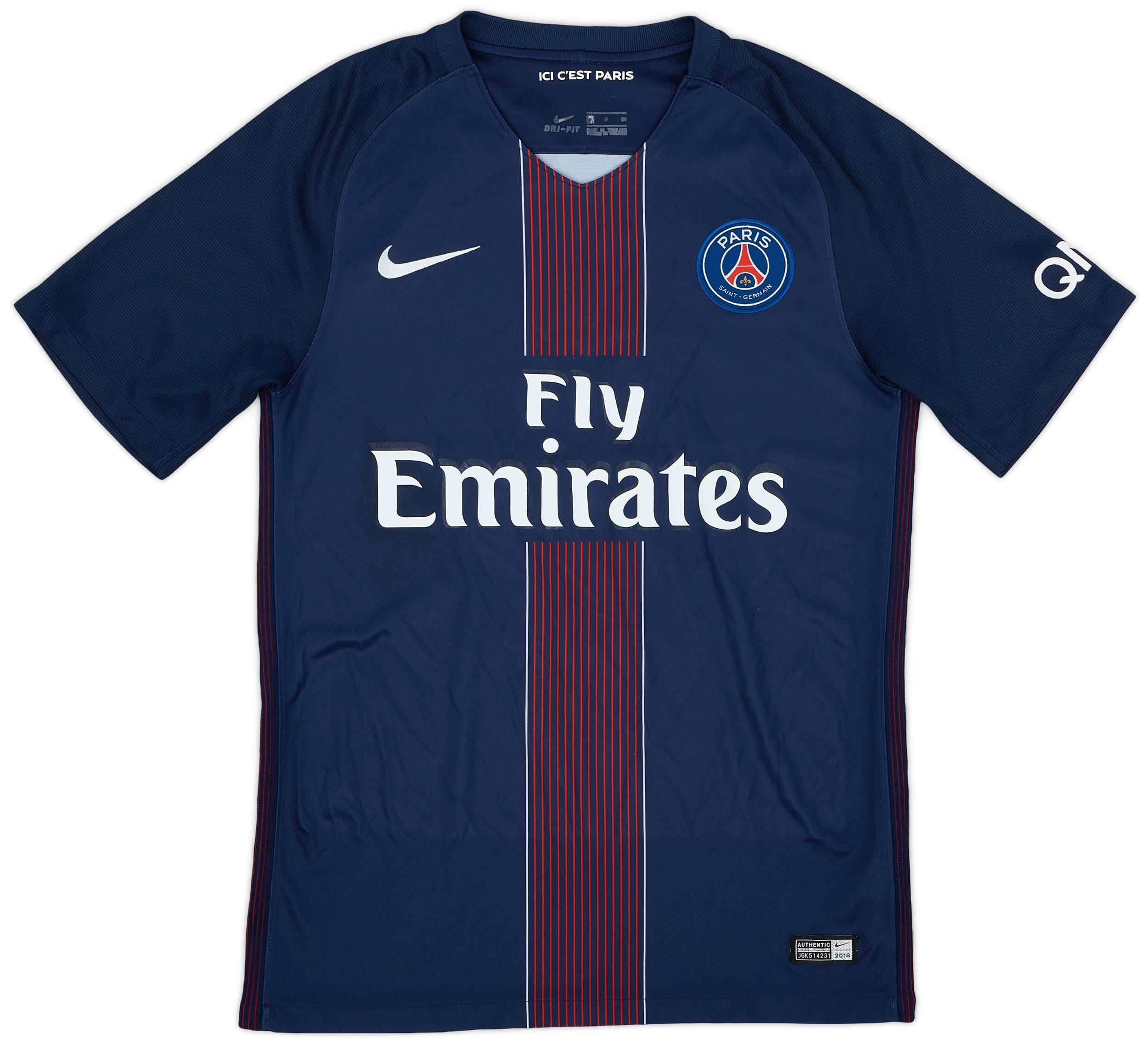 2016-17 Paris Saint-Germain Home Shirt - 5/10 - (S)