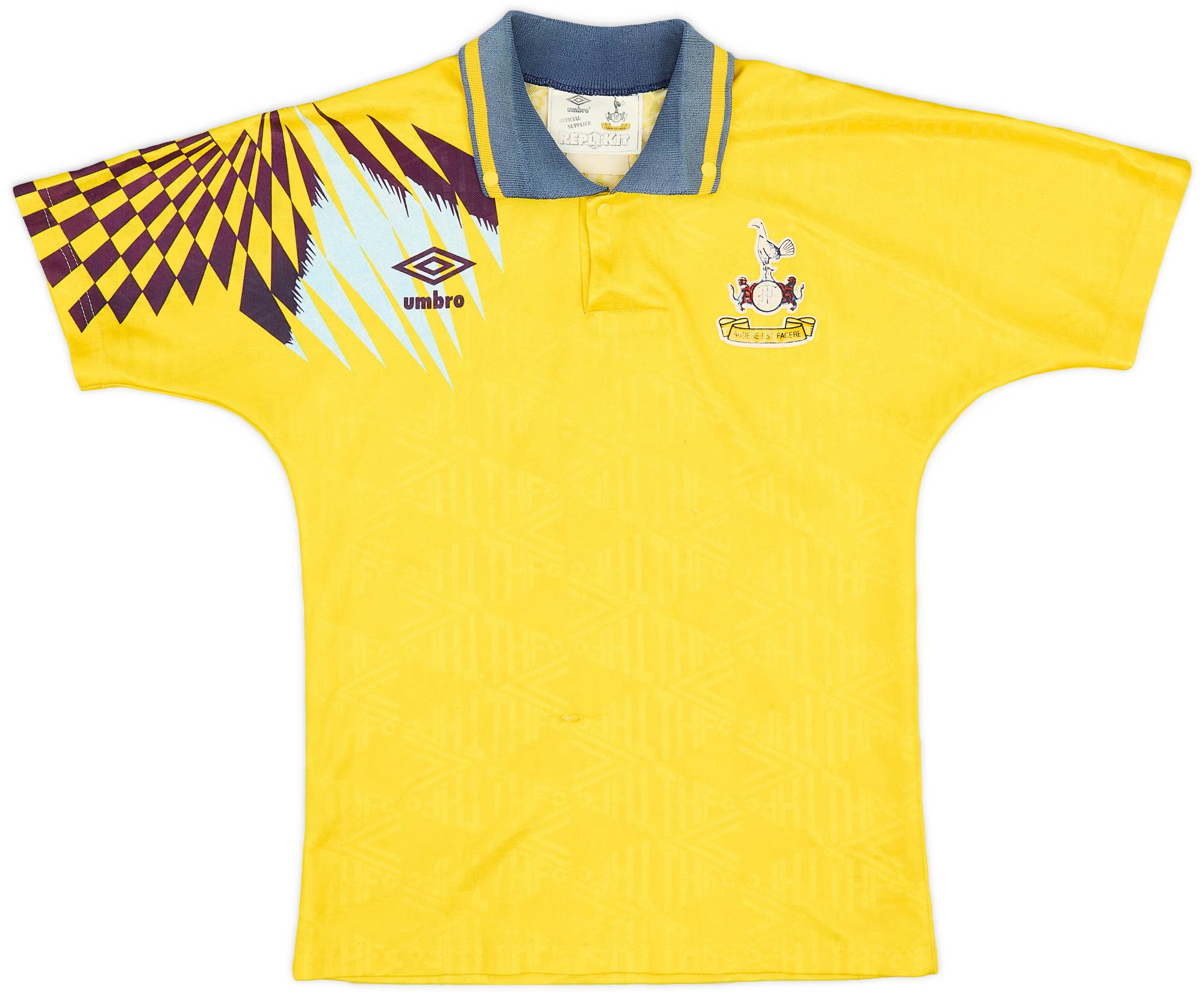 1991-95 Tottenham Away Shirt - 7/10 - (M.Boys)