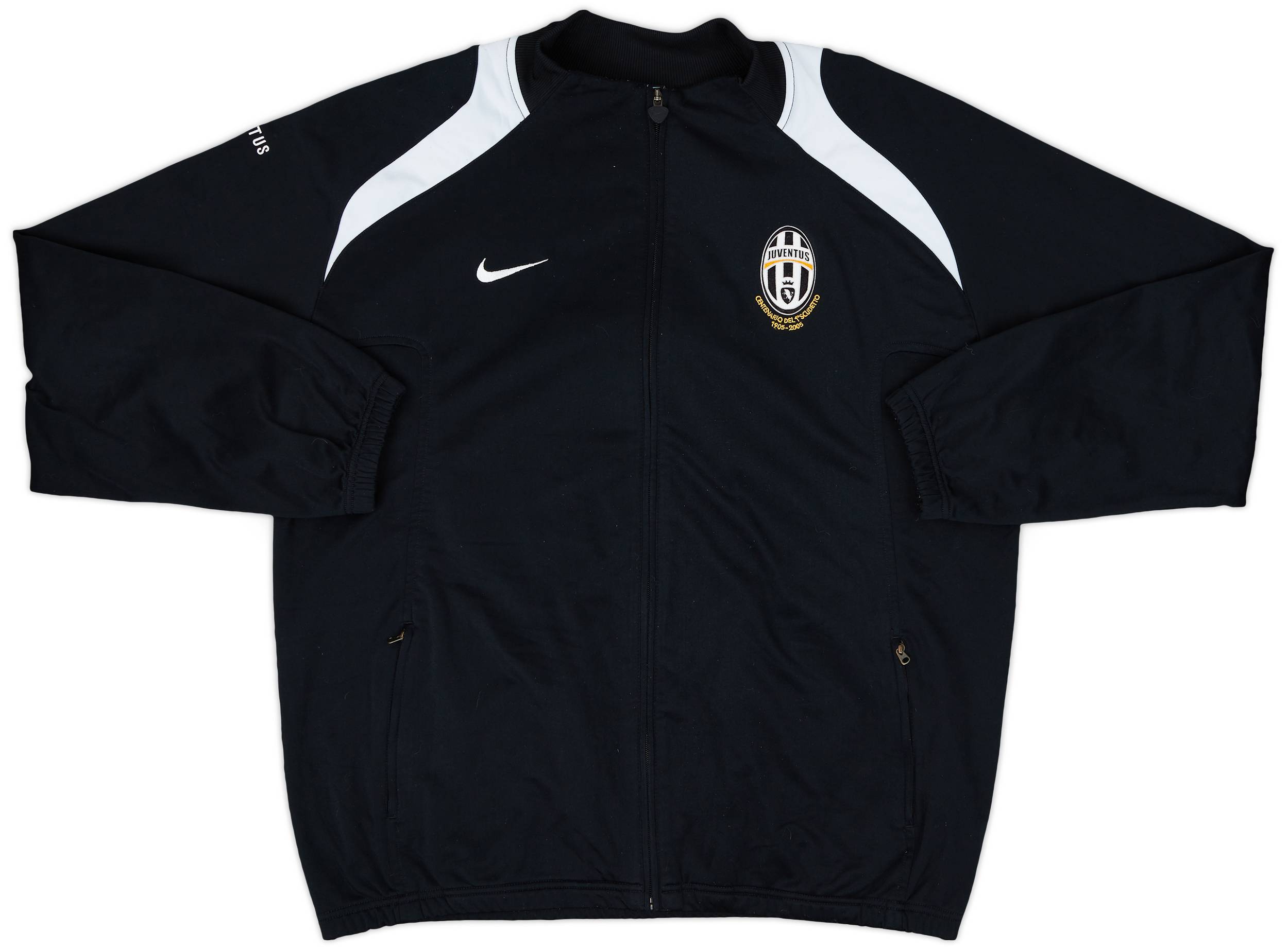 Nike Juventus ジャケット 黒 2005-06 Juventus Nike Centenary Track Jacket - 7/10 - (XL)