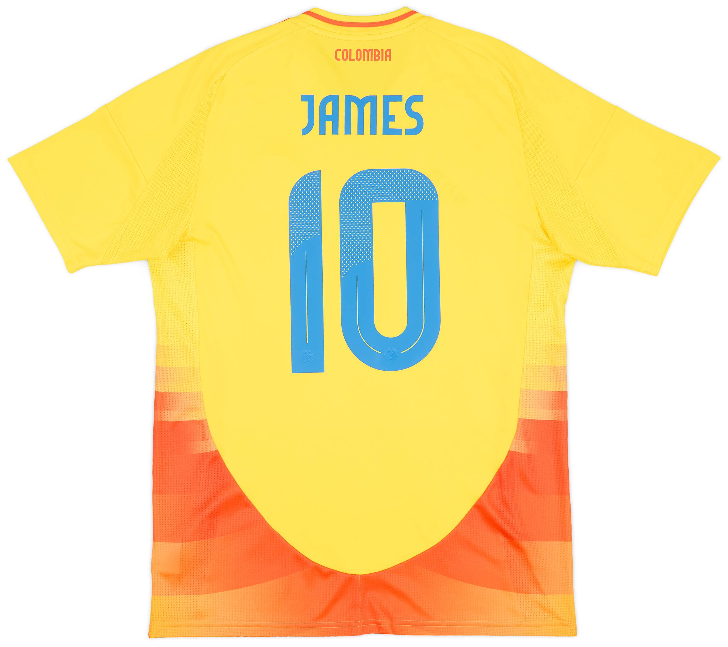2024 25 Colombia Home Shirt James 10