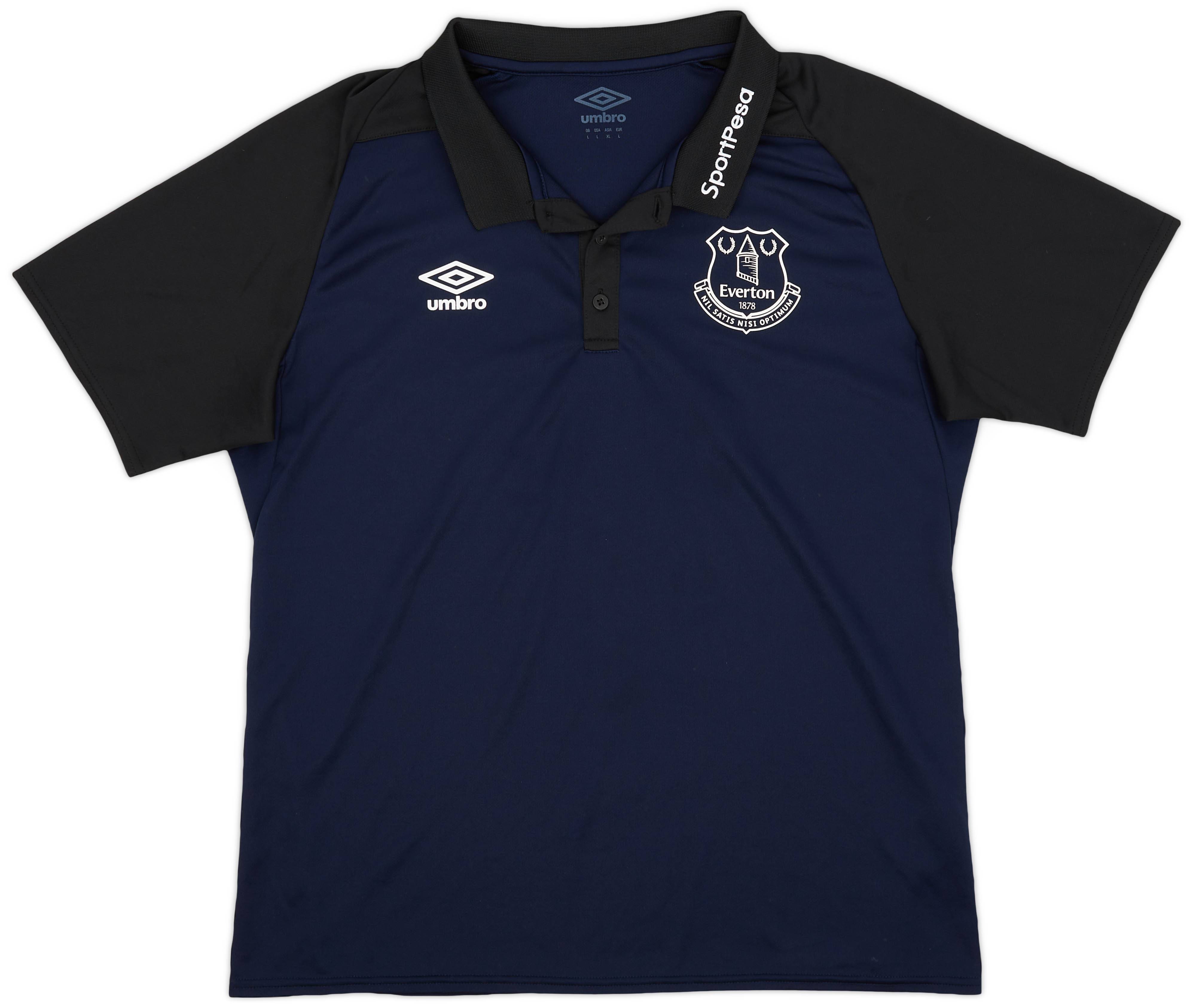 2017-18 Everton Umbro Polo Shirt - 9/10 - (L)