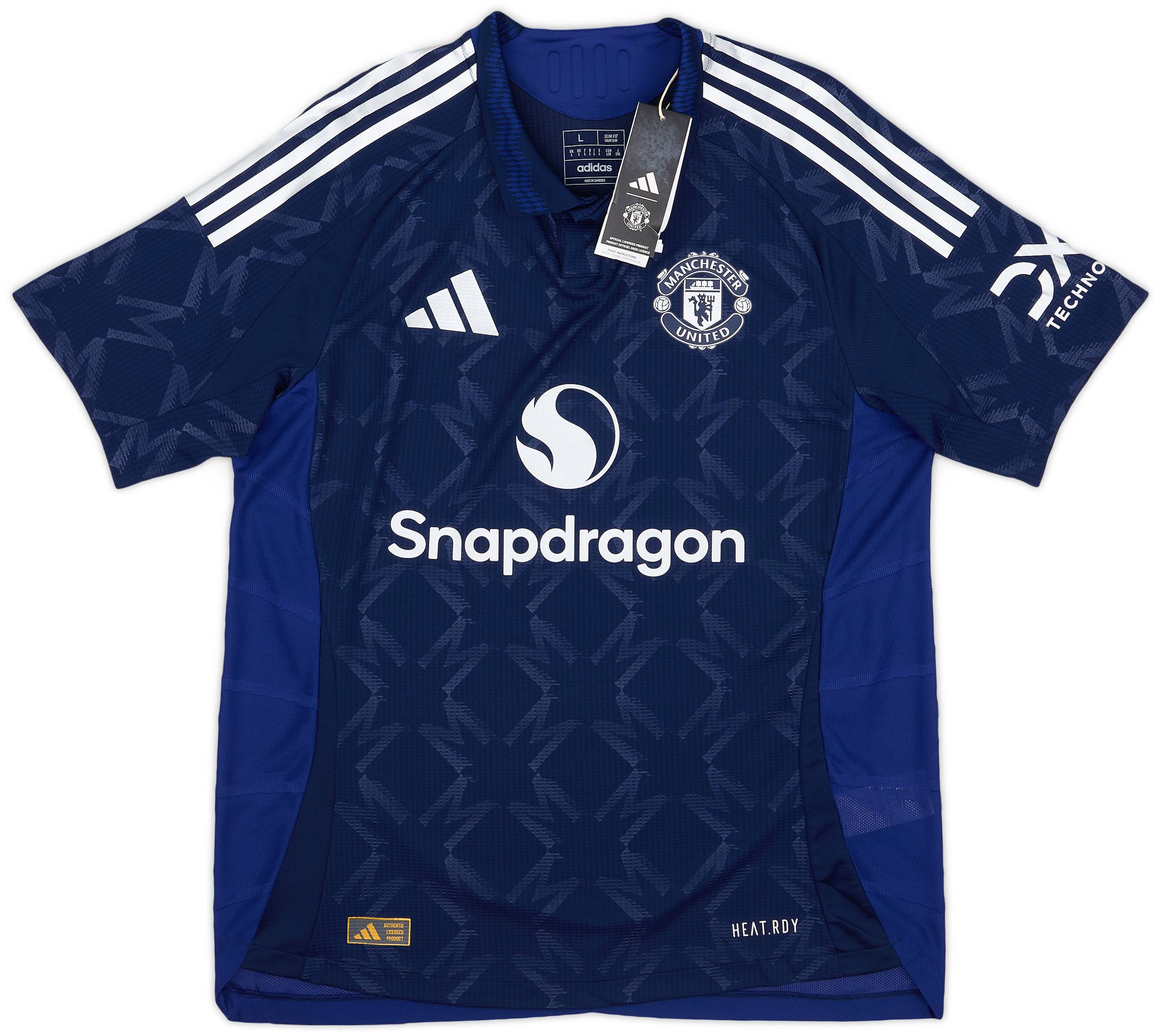 2024-25 Manchester United Away Authentic Shirt Hojlund #9