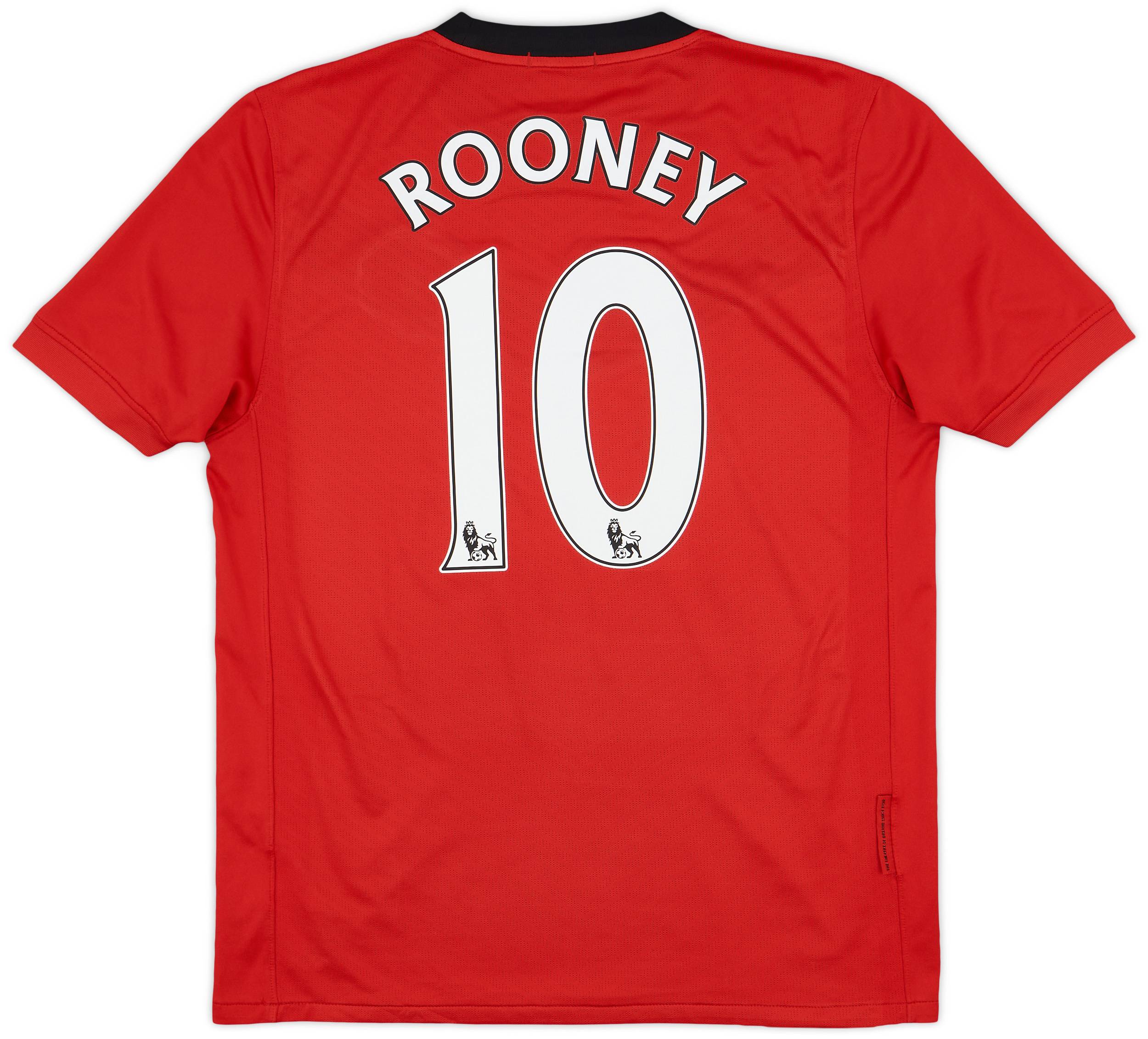2009-10 Manchester United Home Shirt Rooney #10 - 6/10 - (M)