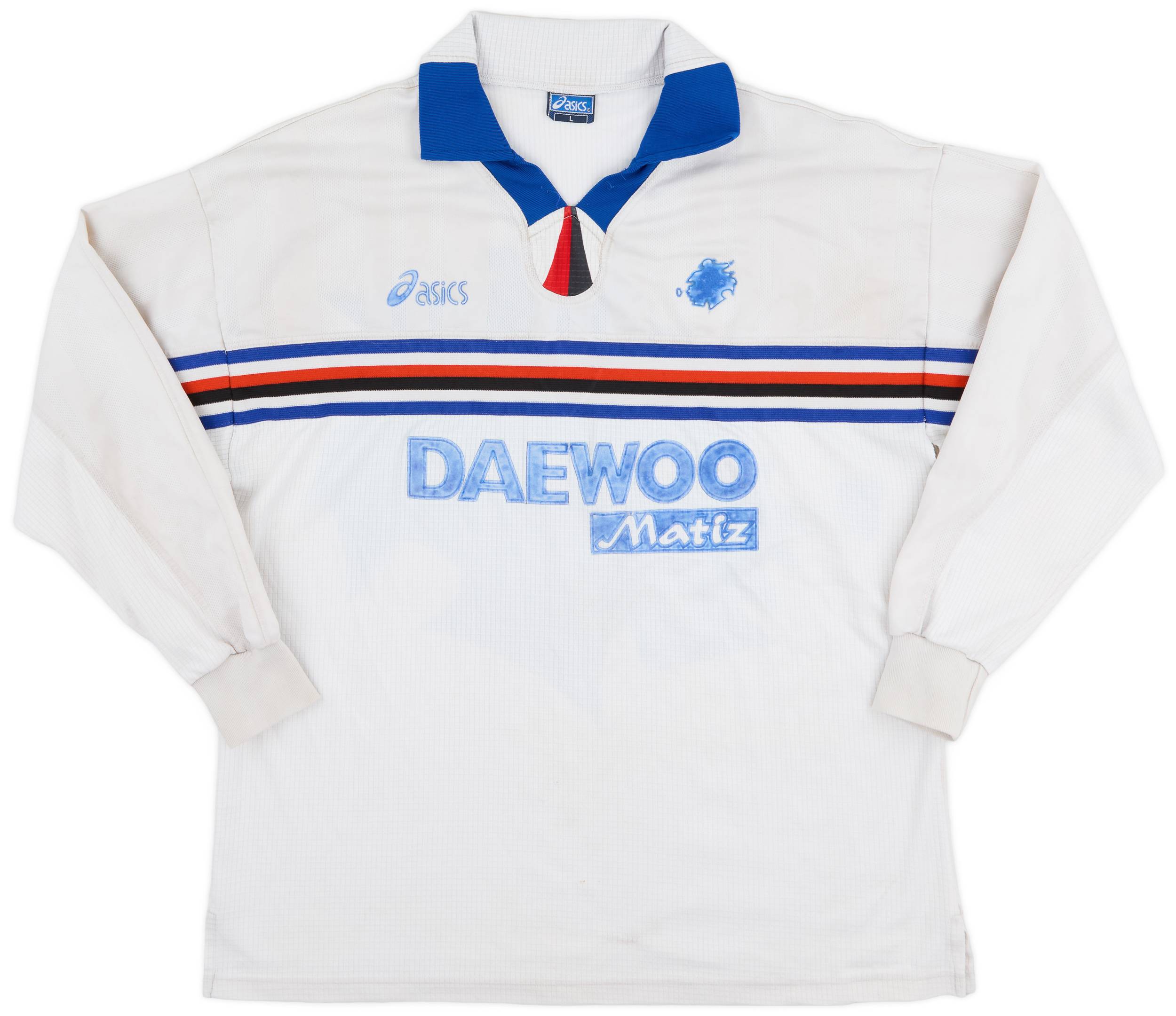 1998-99 Sampdoria Away L/S Shirt - 4/10 - (L)