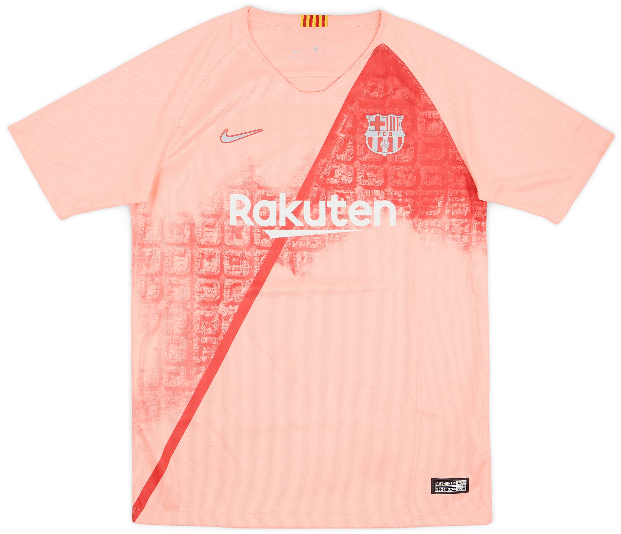 2018 19 Barcelona Third Shirt 9 10 XL.Boys