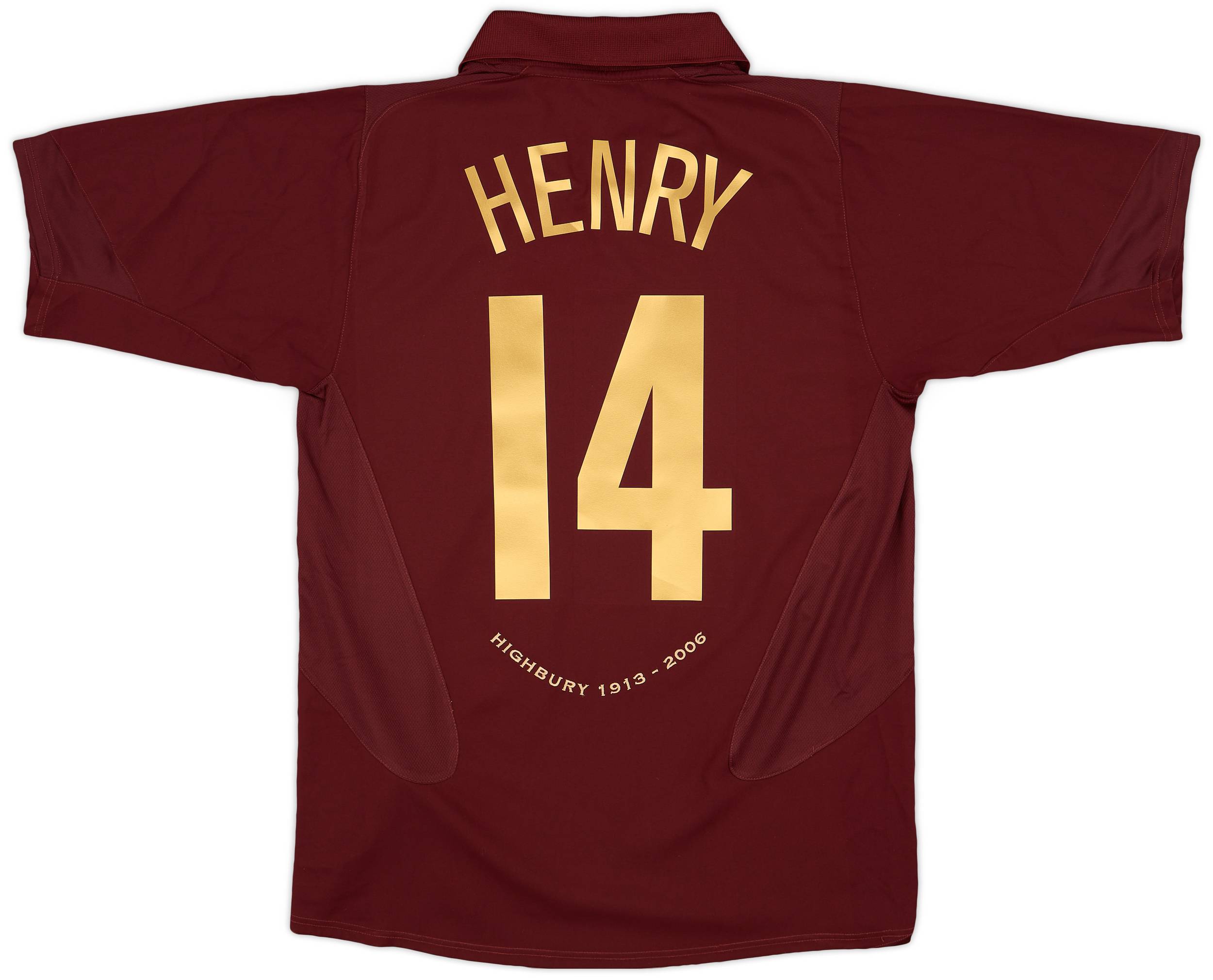 2005-06 Arsenal Home Shirt Henry #14 - 9/10 - (M)