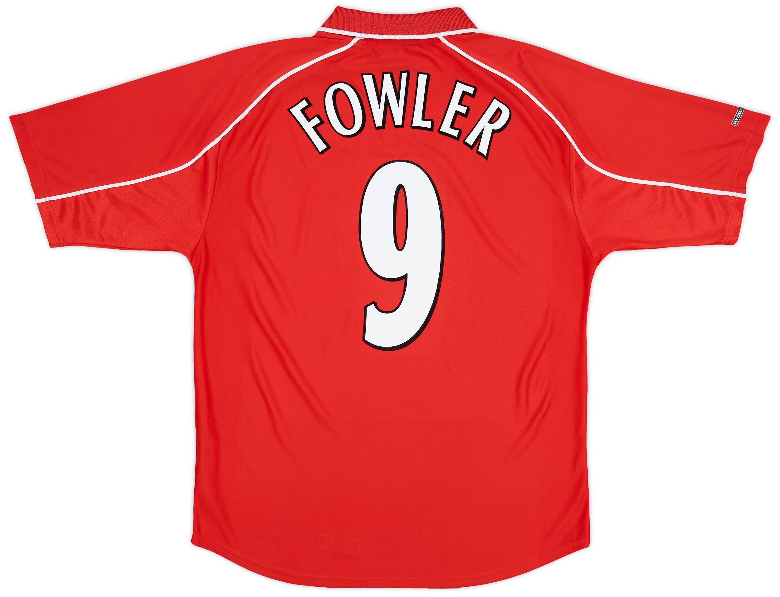 2000-02 Liverpool Home Shirt Fowler #9 - 8/10 - (L)