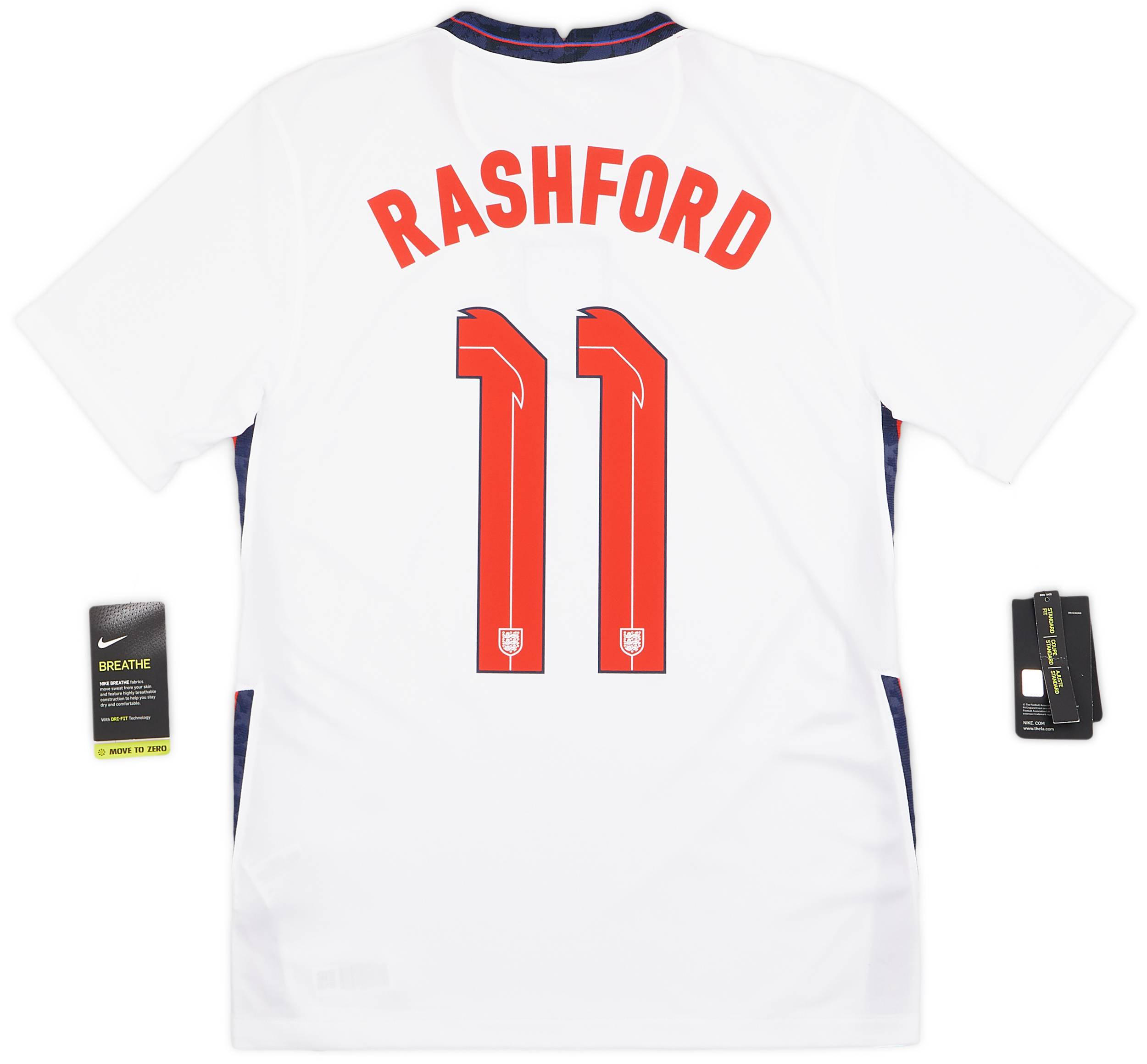 2020-22 England Home Shirt Rashford #11 (S)