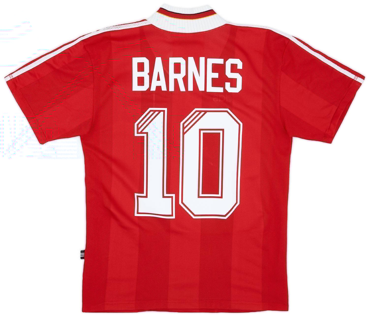 1995-96 Liverpool Home Shirt Barnes #10 - 8/10 - (S)