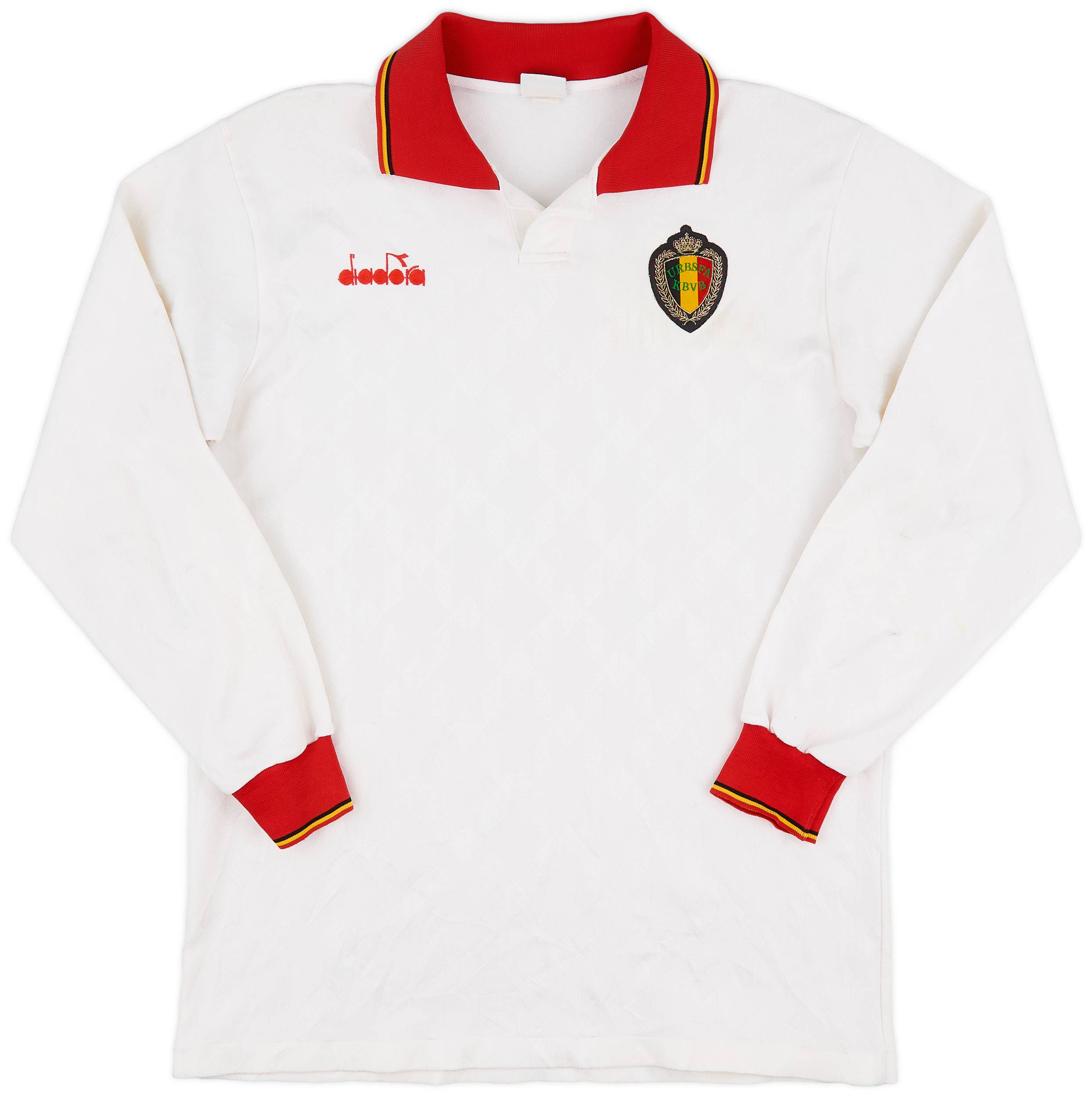 1992-94 Belgium Away L/S Shirt - 7/10 - (L)