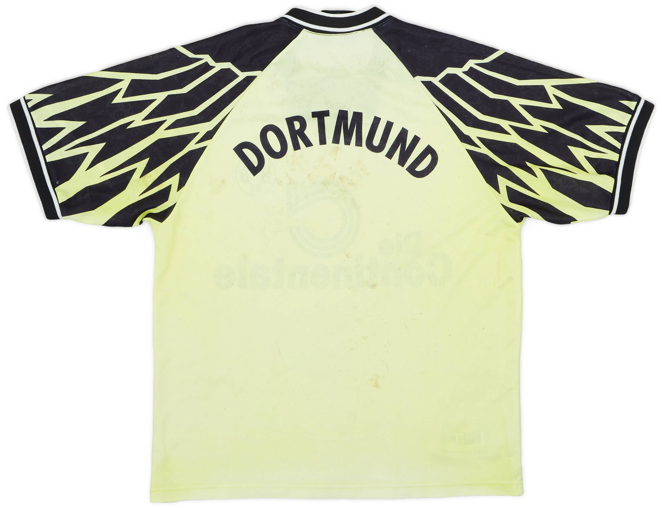 在庫処分 激安 1994-95 Borussia (M) - 3/10 - Shirt Home Dortmund ウェア