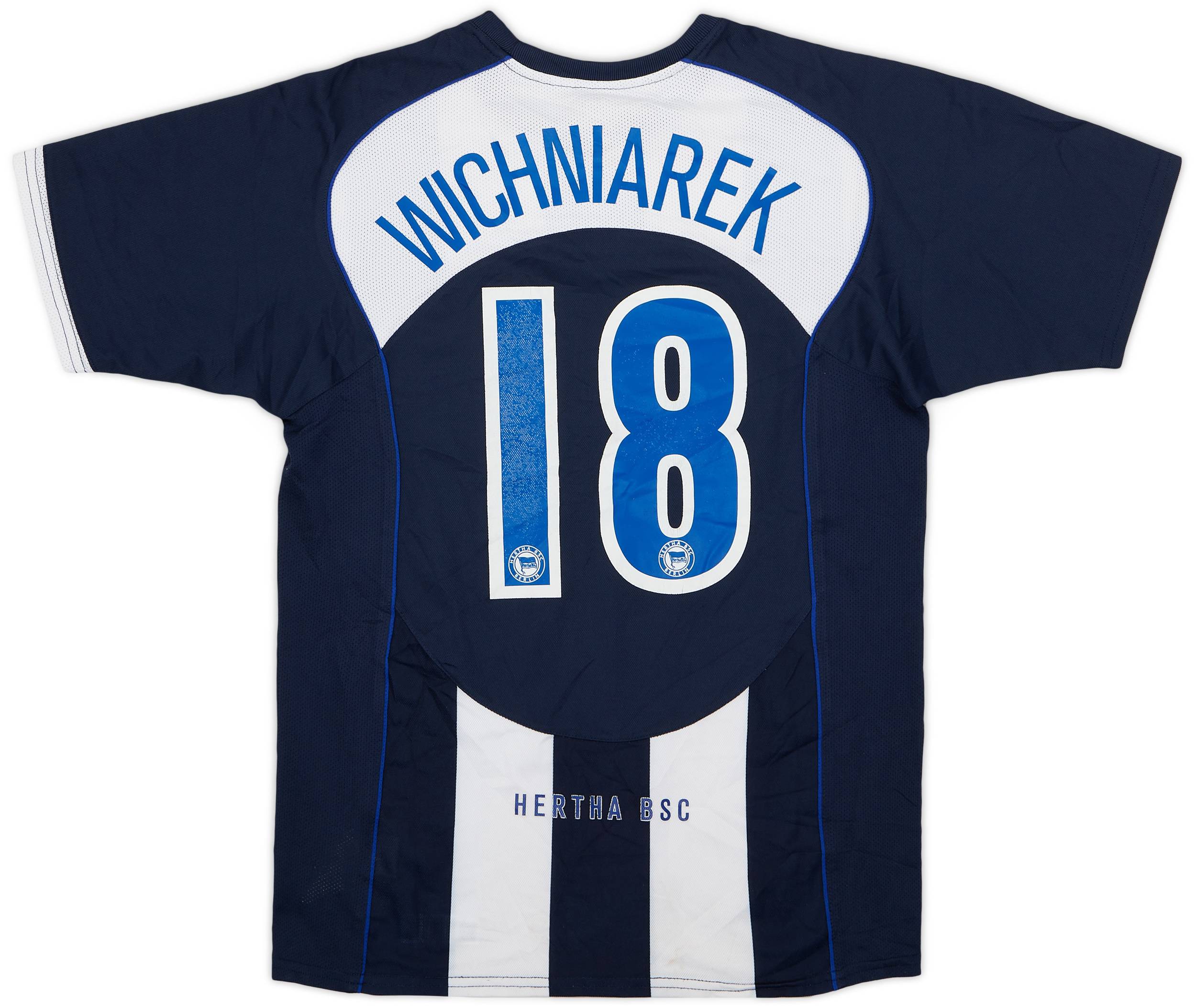 2005-06 Hertha Berlin Away Shirt Wichniarek #18 - 6/10 - (XL.Boys)