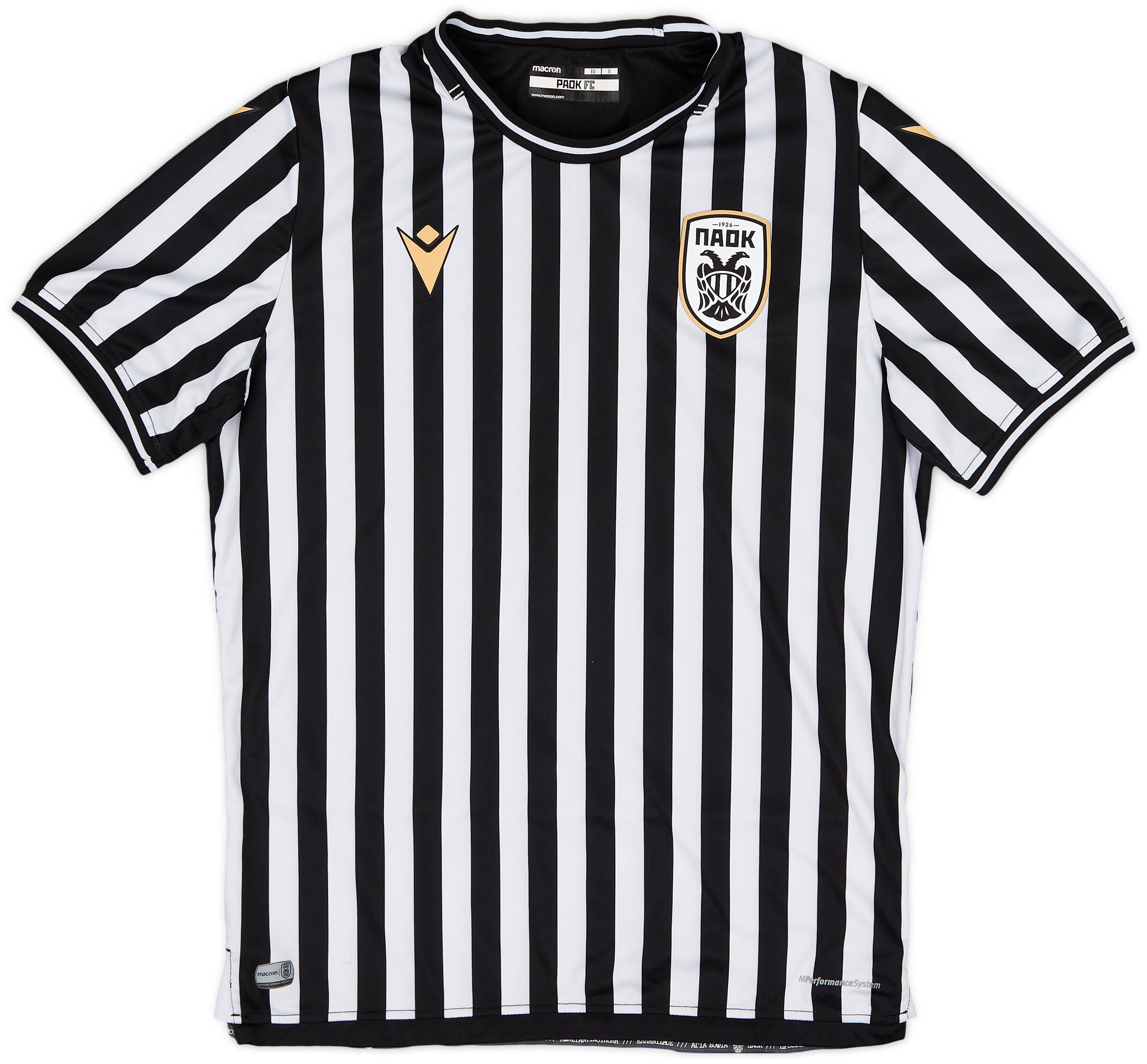2020-21 PAOK Home Shirt - 7/10 - (S)