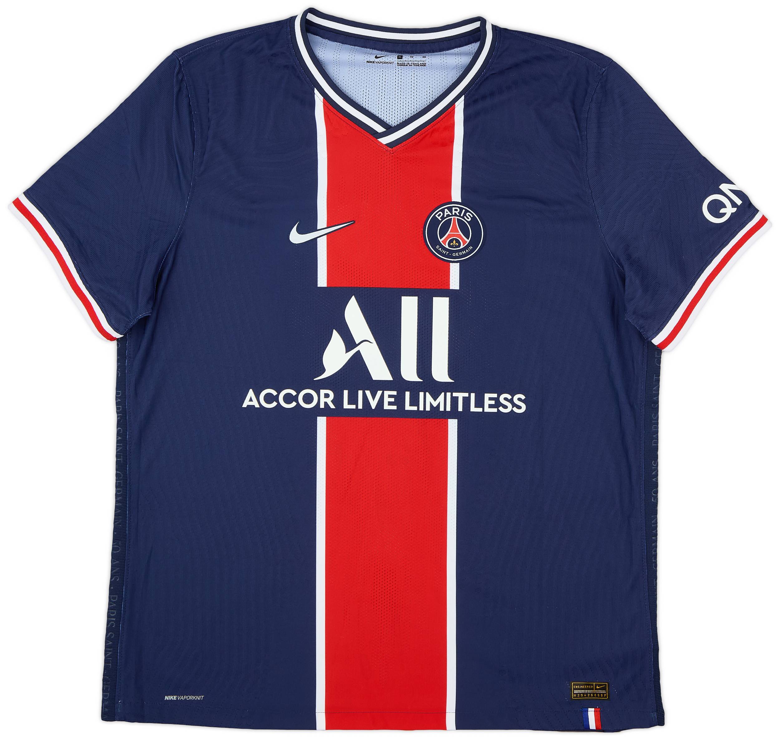 2020-21 Paris Saint-Germain Authentic Home Shirt - 9/10 - (XL)