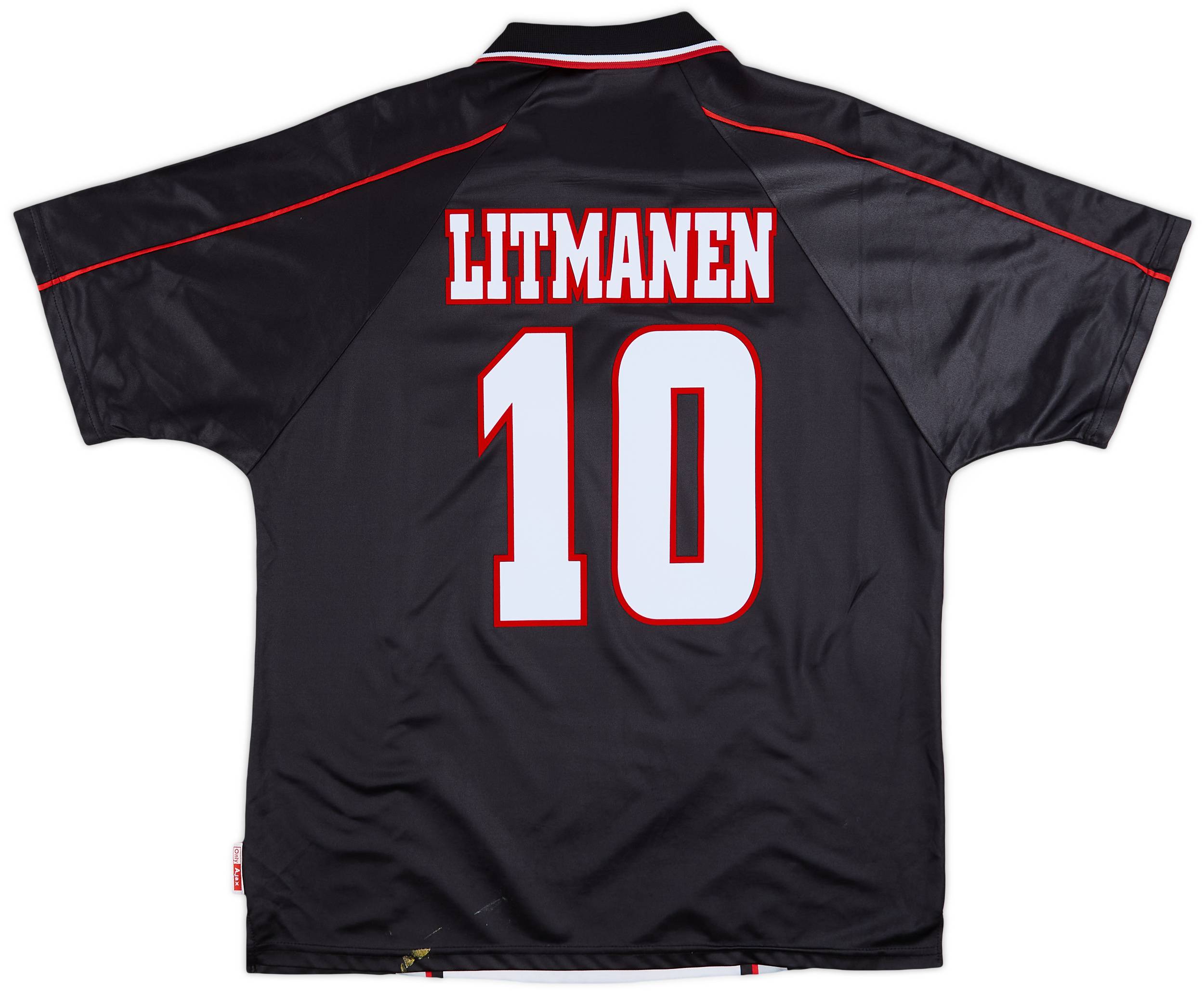 1998-99 Ajax Away Shirt Litmanen #10 - 6/10 - (L)