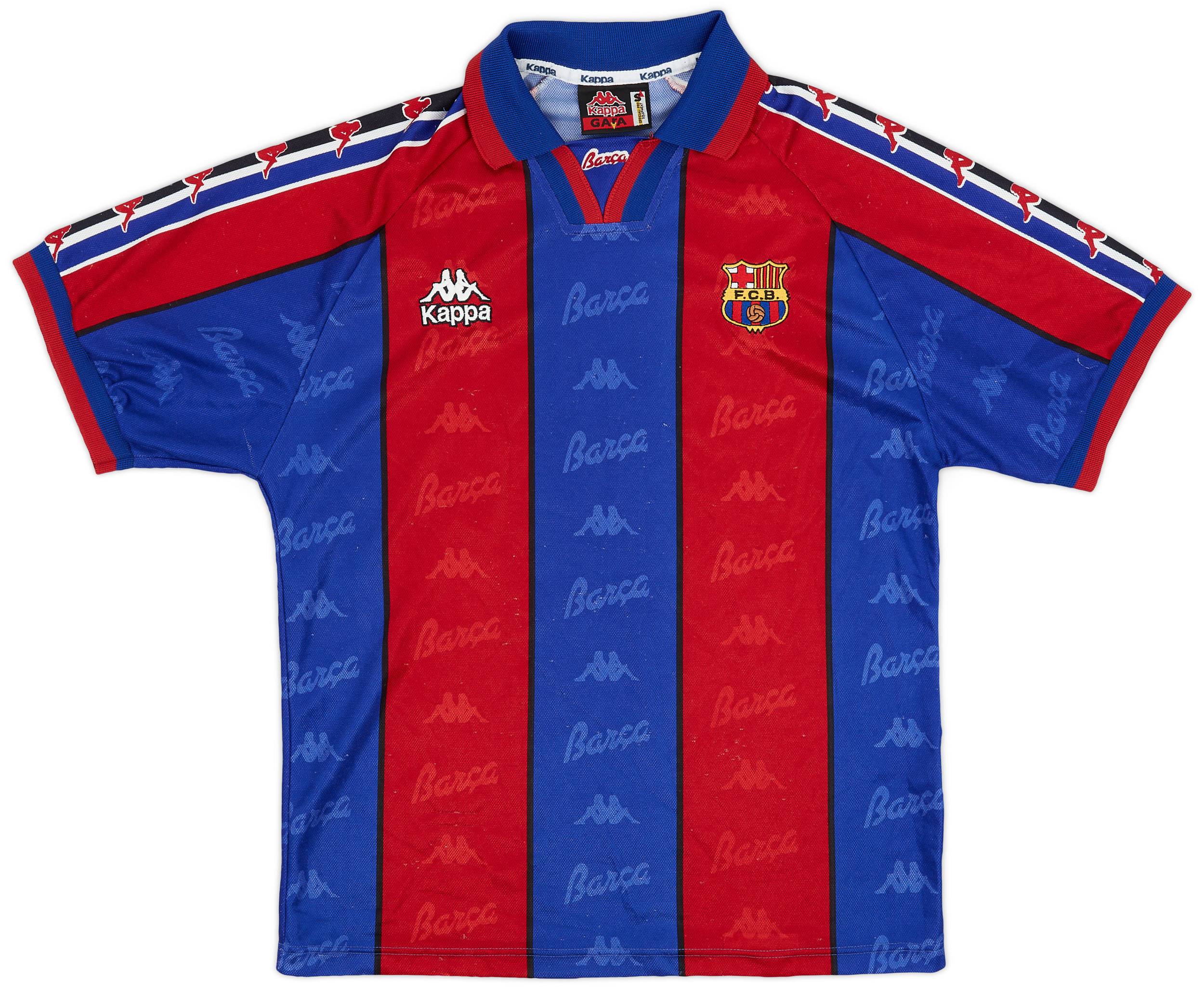 1995-97 Barcelona Home Shirt - 8/10 - (S)