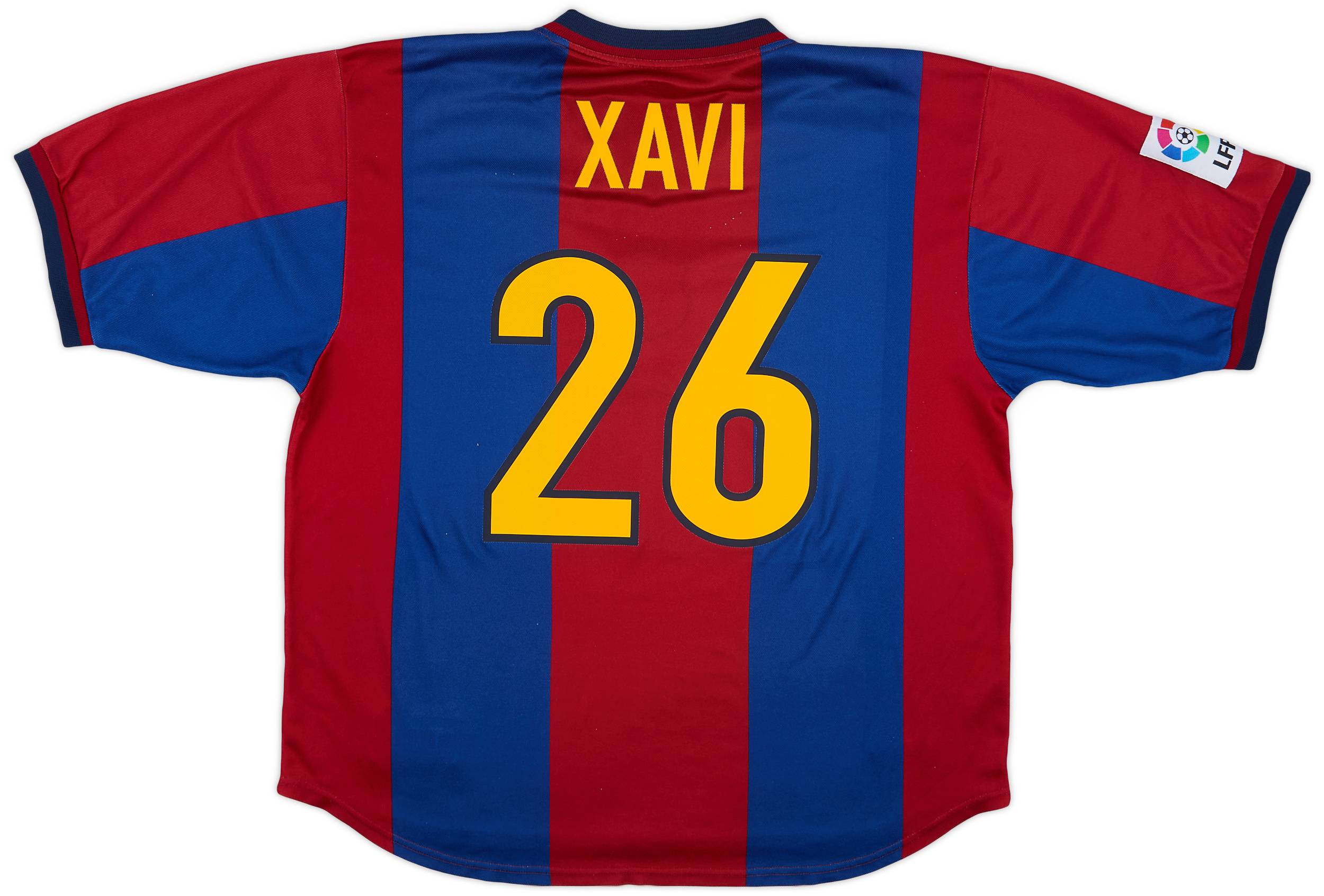 1998-00 Barcelona Home Shirt Xavi #26 - 6/10 - (XL)