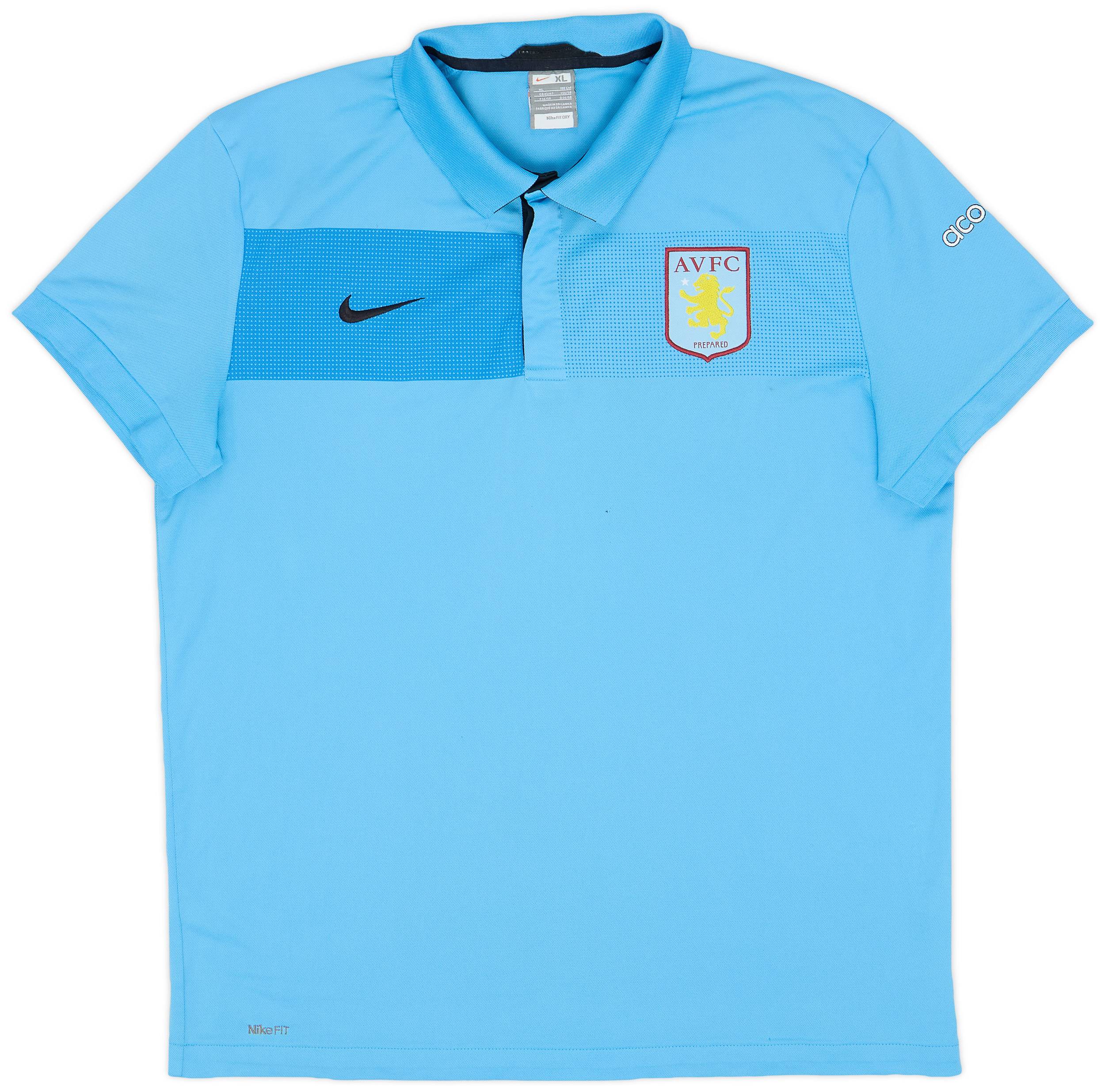 2009-10 Aston Villa Nike Polo Shirt - 7/10 - (XL)