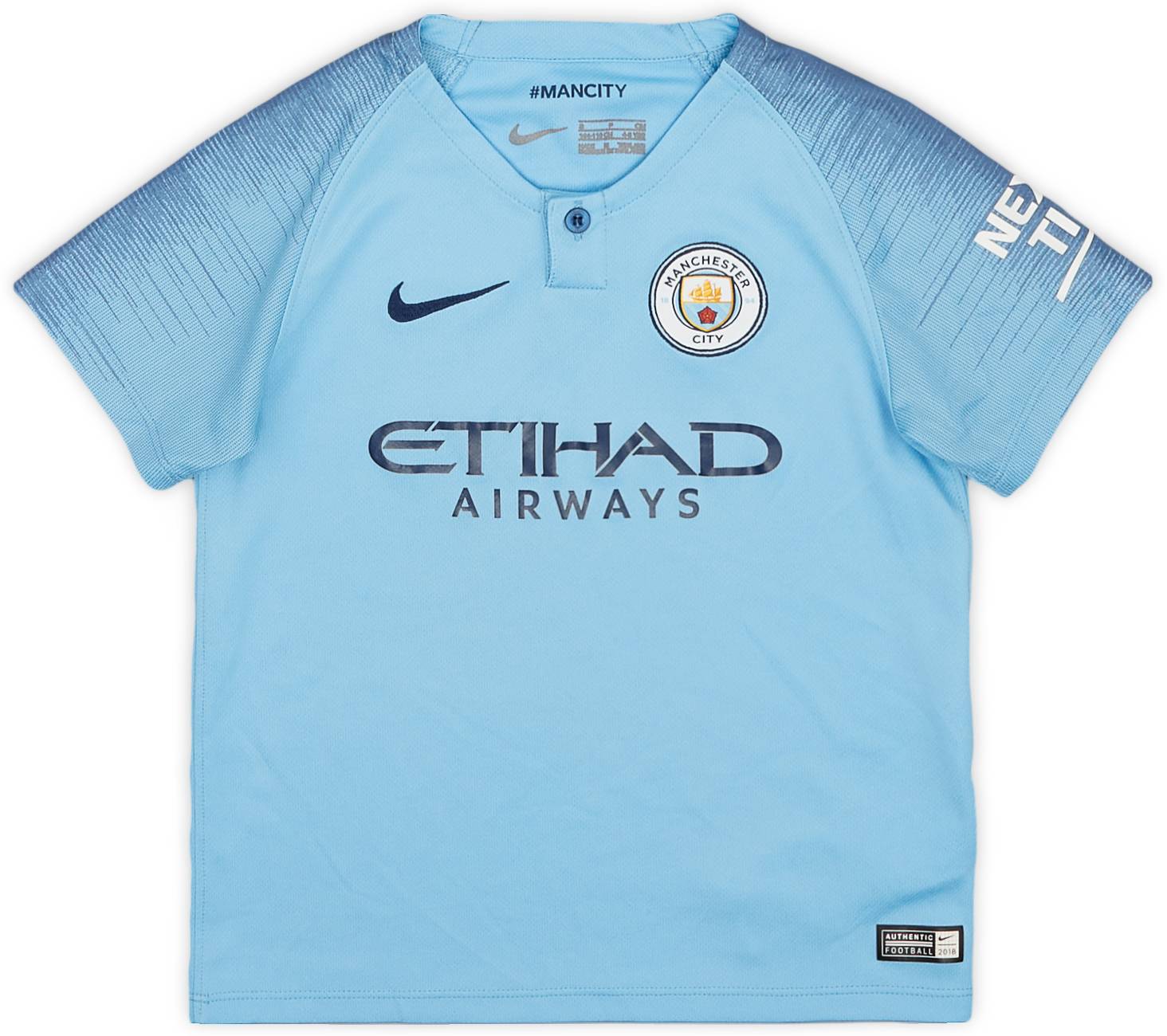 2018-19 Manchester City Home Shirt - 8/10 - (4-5 Years)