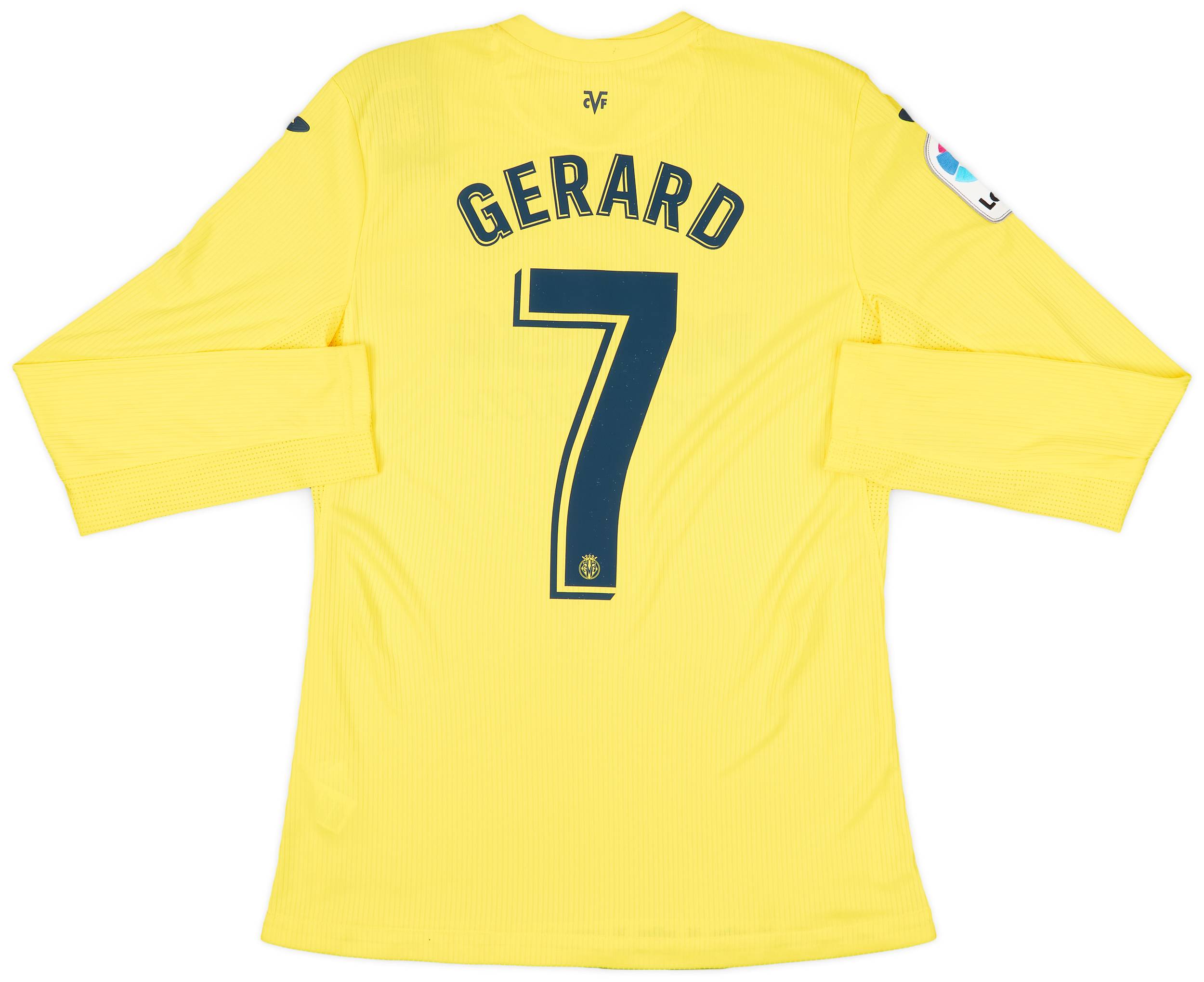 2020-21 Villarreal Home L/S Shirt Gerard #7 (M)