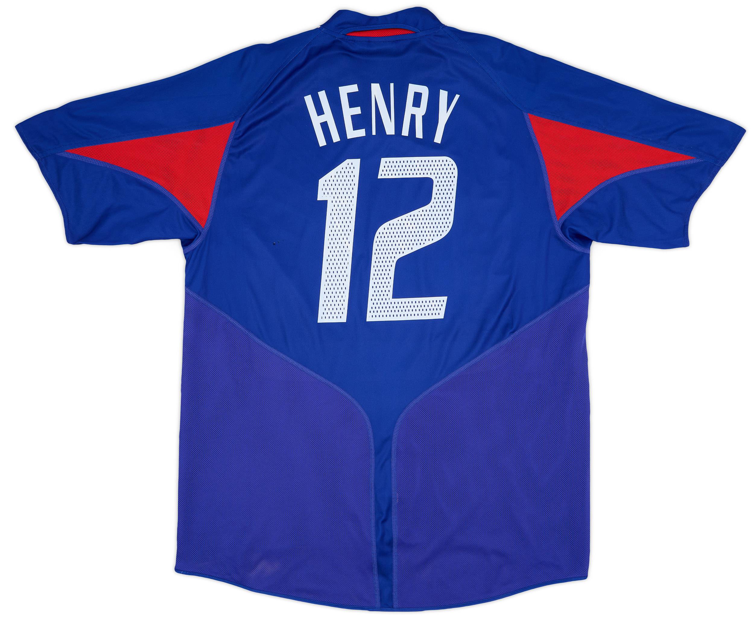 2004-06 France Home Shirt Henry #12 - 5/10 - (XL)
