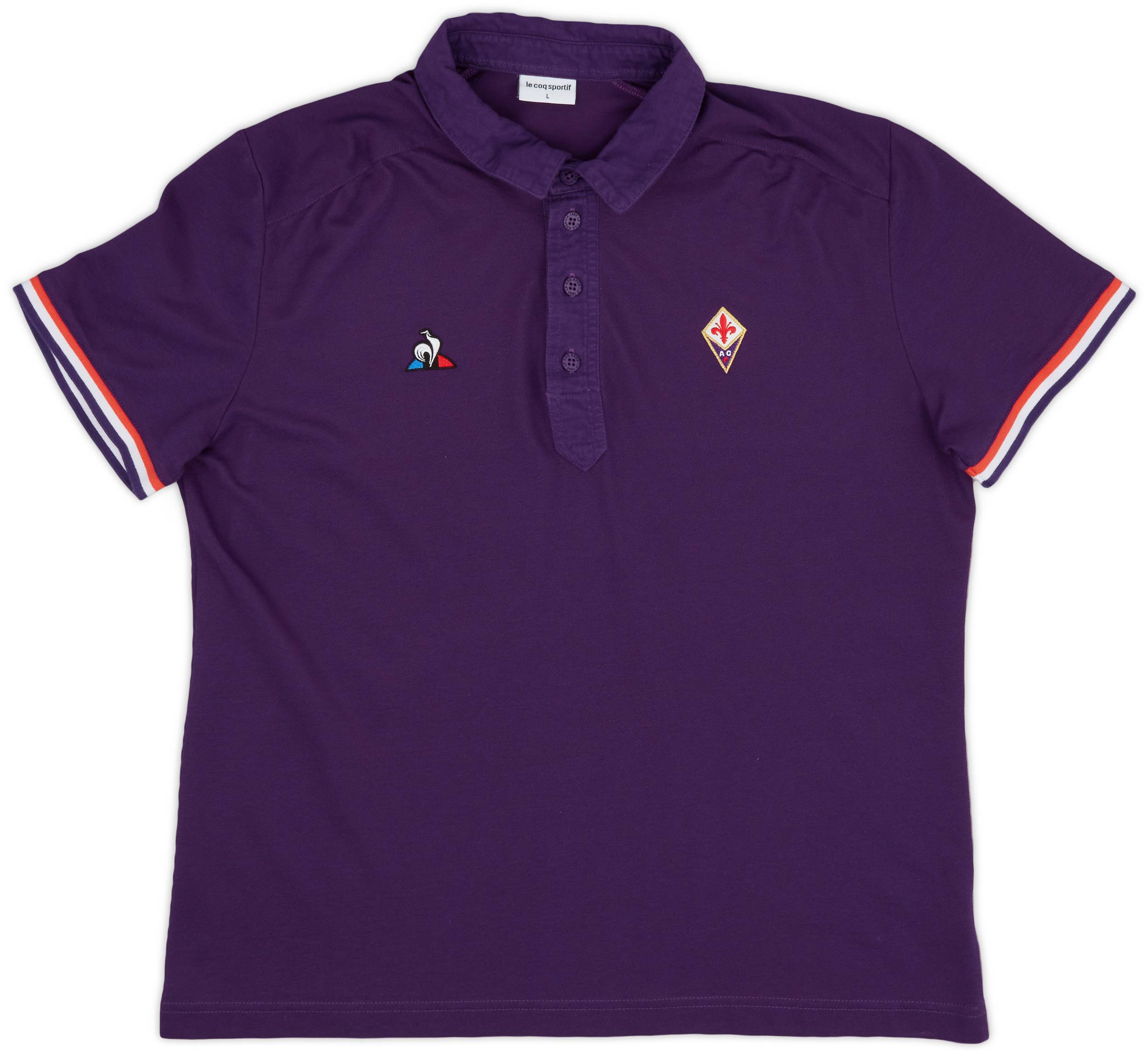 2019 20 Fiorentina Le Coq Sportif Polo T Shirt 6 10