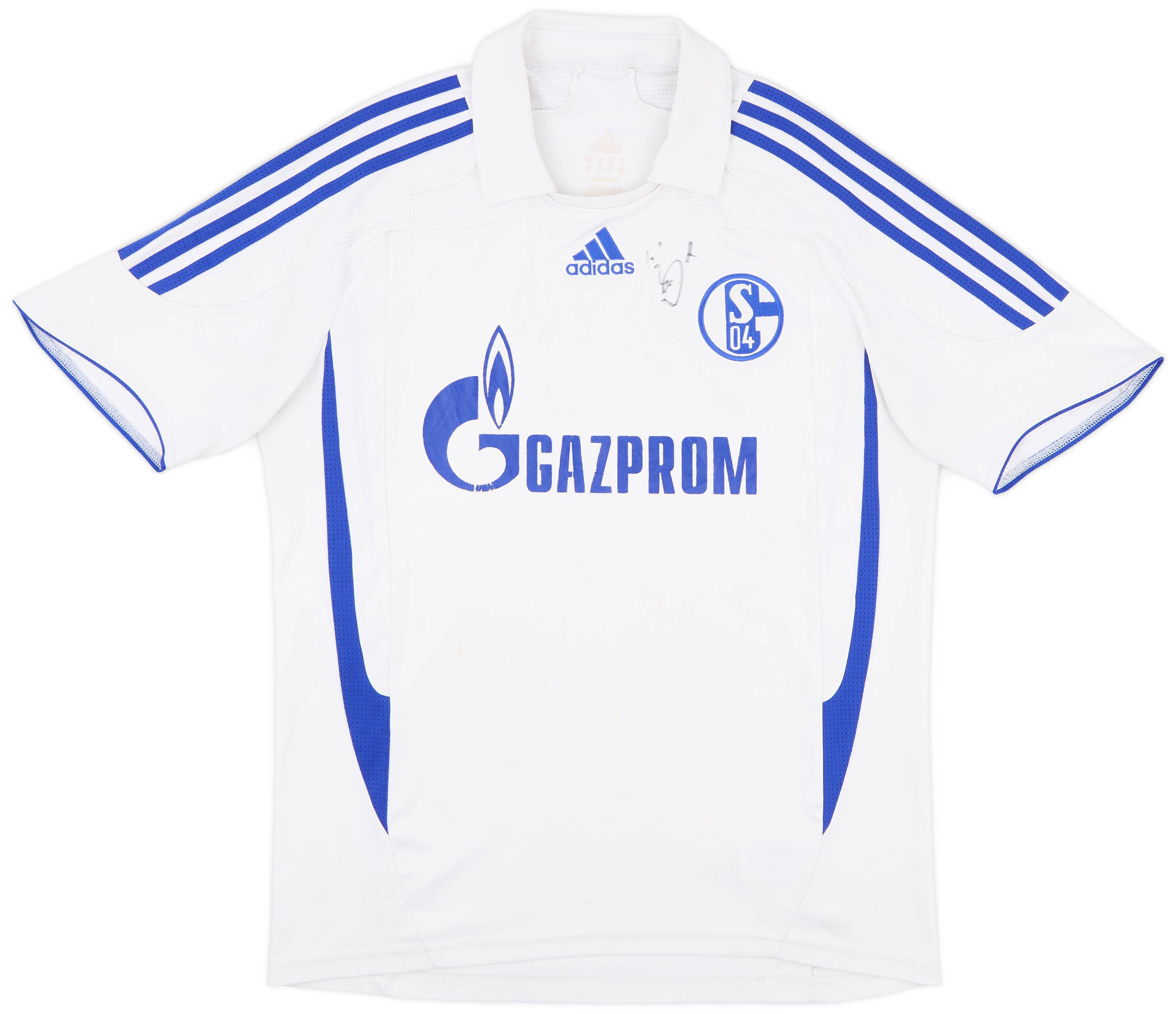 2007-08 Schalke Signed Away Shirt - 6/10 - (M)
