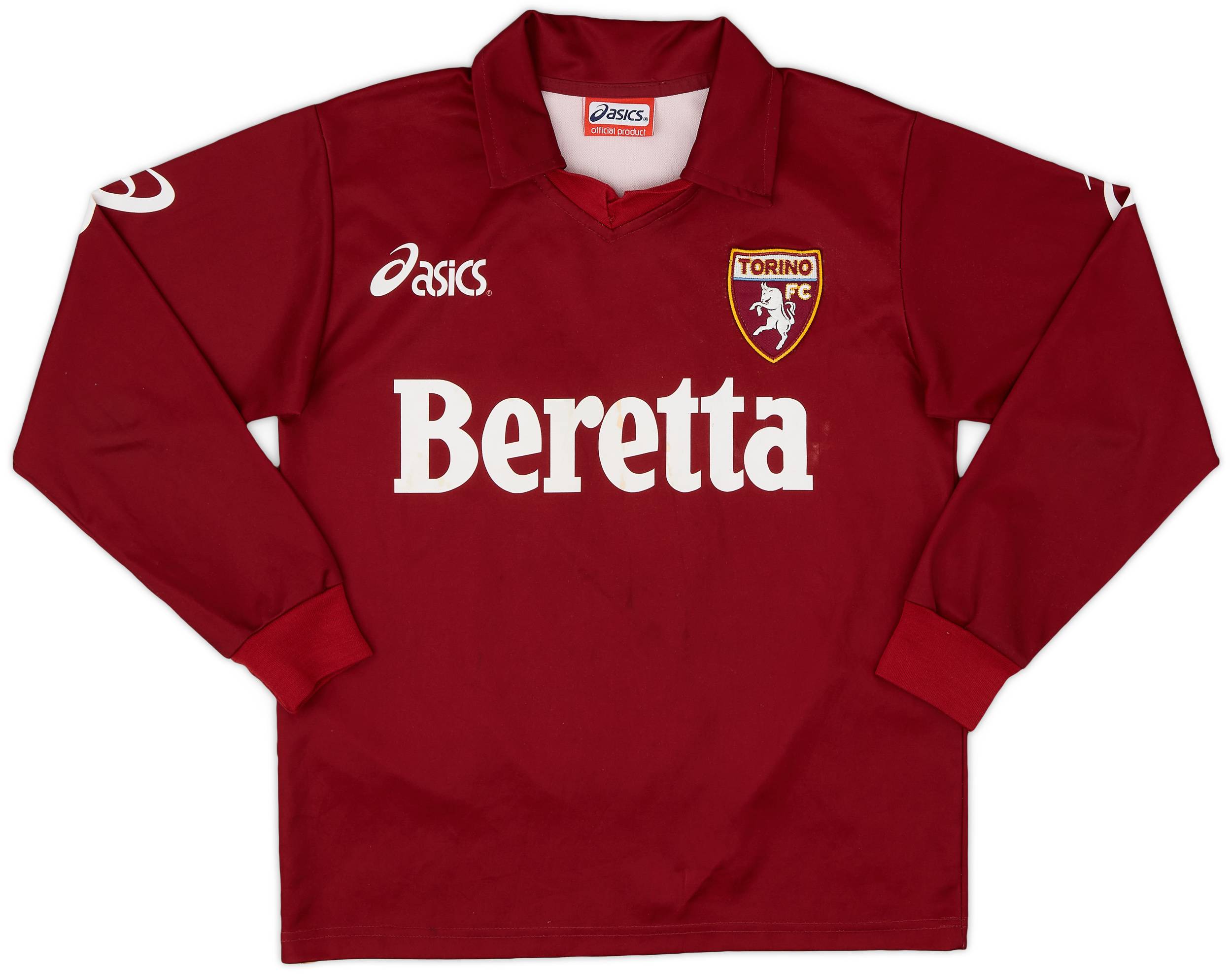 2005-06 Torino Home L/S Shirt #9 - 6/10 - (M.Boys)