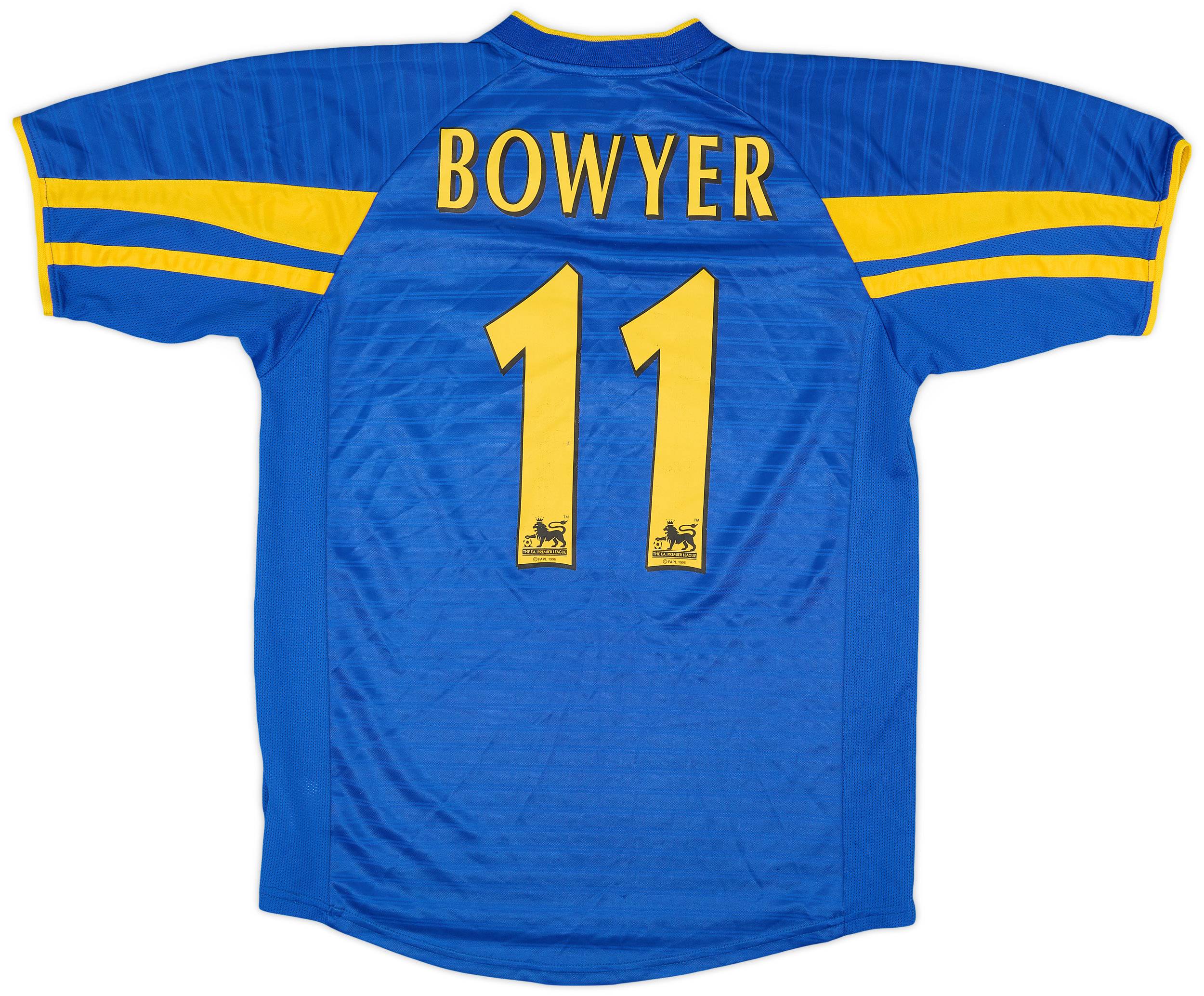 2001-03 Leeds United Away Shirt Bowyer #11 - 7/10 - (XL.Boys)