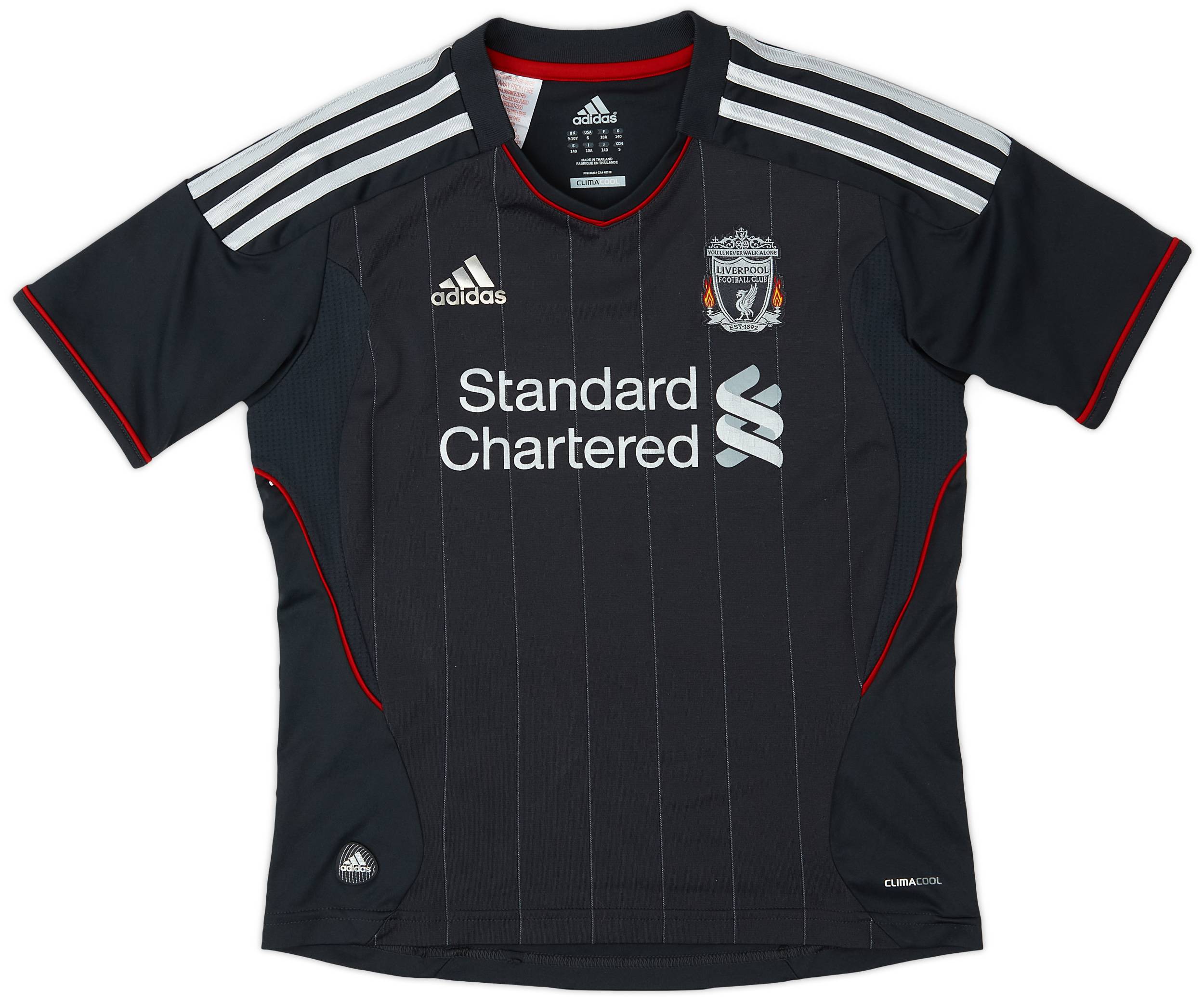 2011-12 Liverpool Away Shirt - 9/10 - (M.Boys)