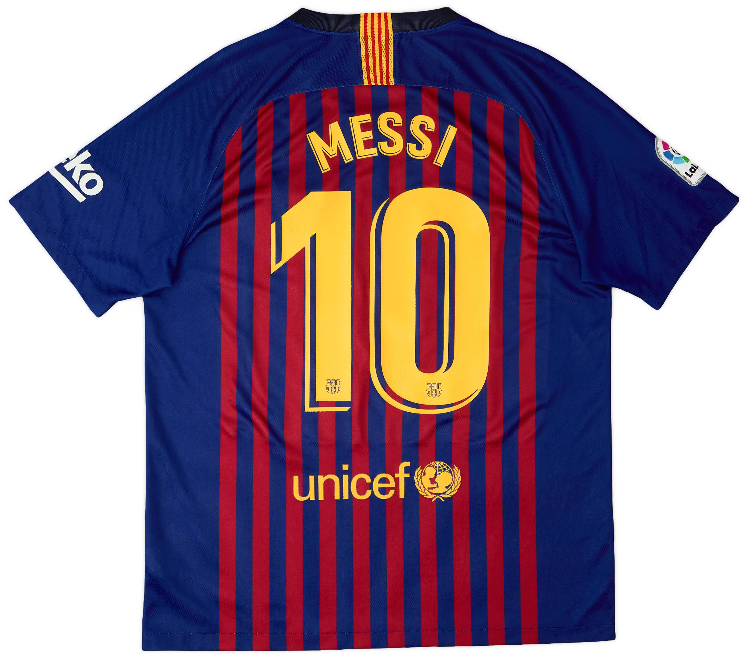 2018-19 Barcelona Home Shirt Messi #10 - 8/10 - (M)