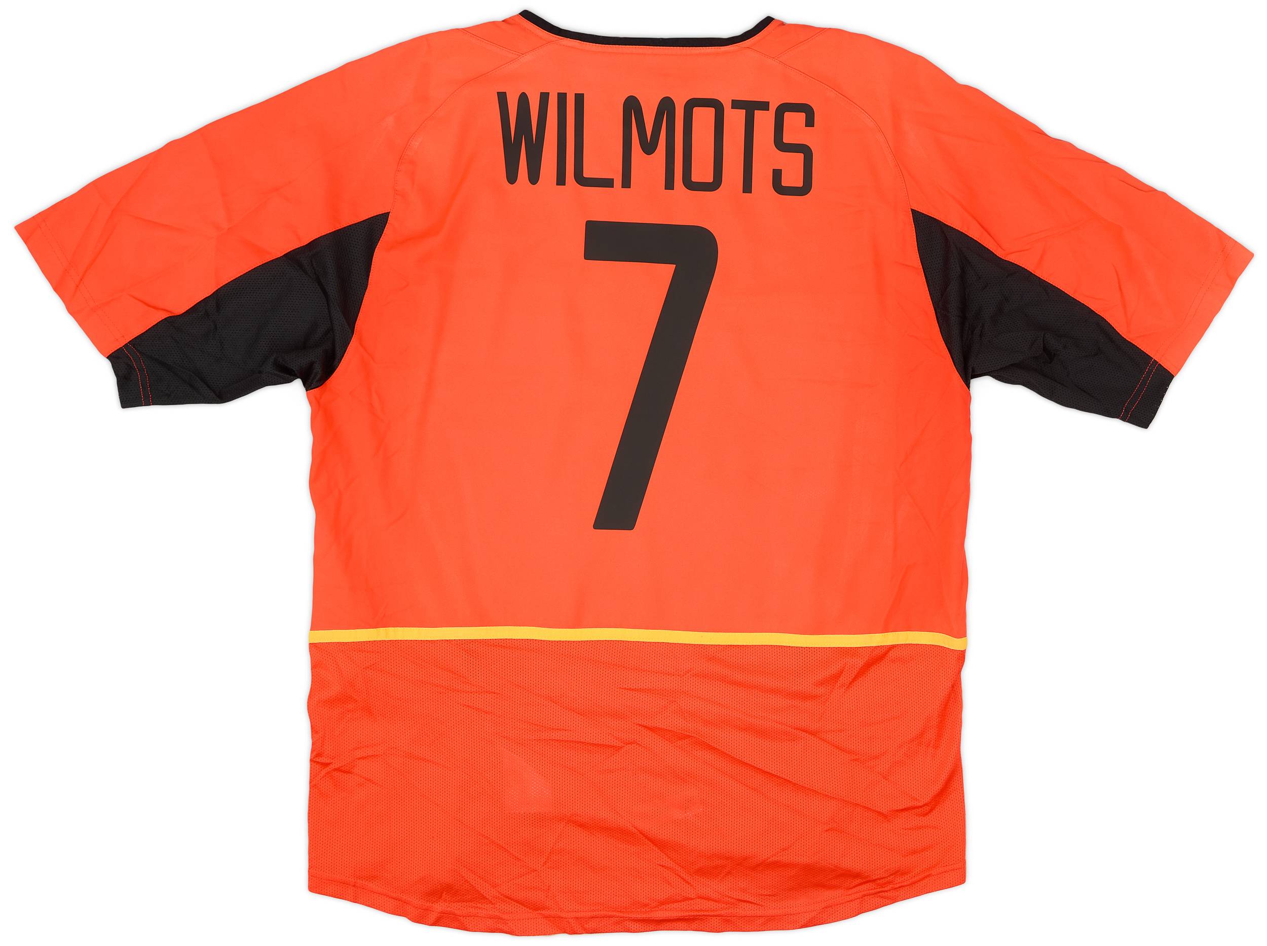 2002-04 Belgium Home Shirt Wilmots #7 - 8/10 - (L)