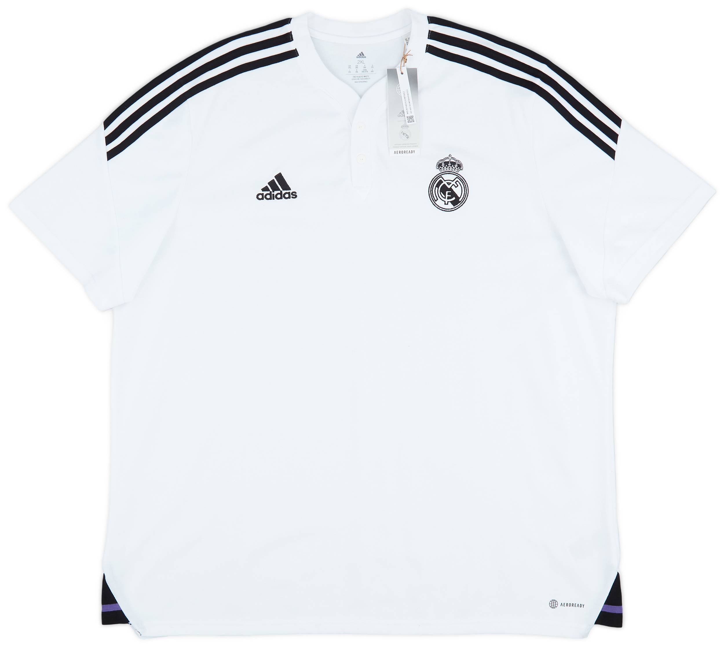 2022-23 Real Madrid adidas Polo T-Shirt - (S)