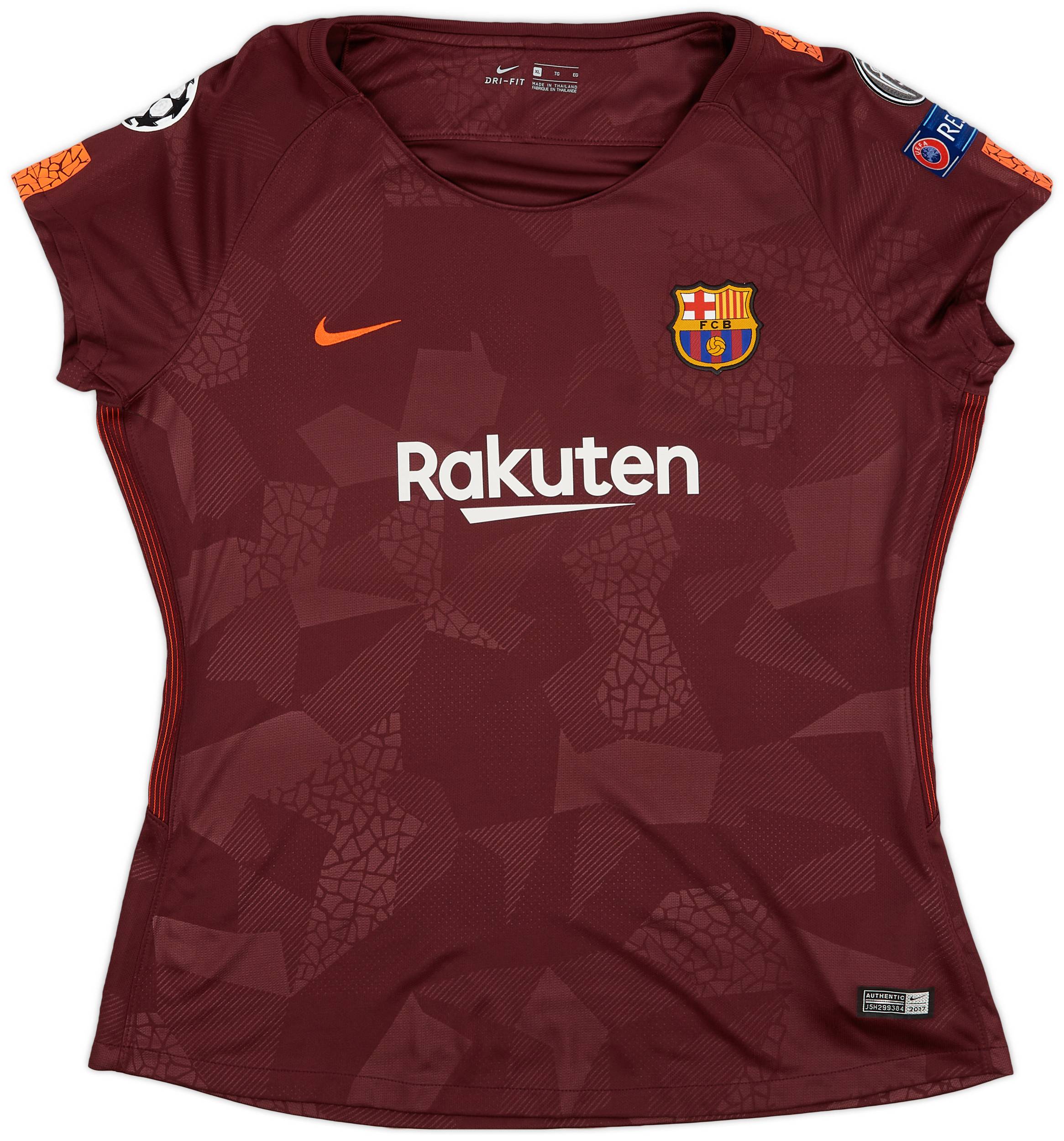 2017 18 Barcelona Third Shirt Women s XL