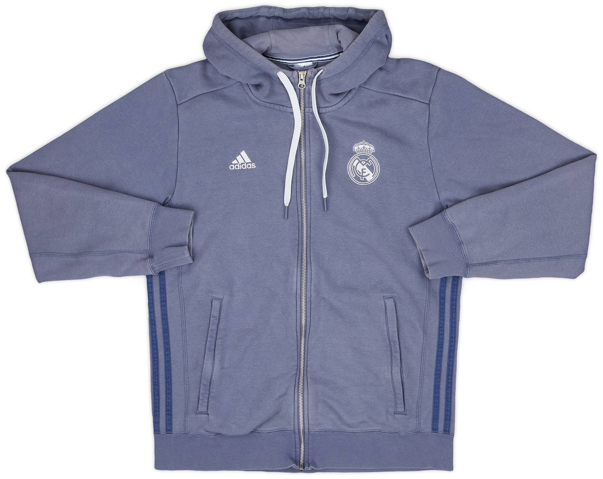 2016-17 Real Madrid adidas Hooded Track Jacket - 7/10 - (M)