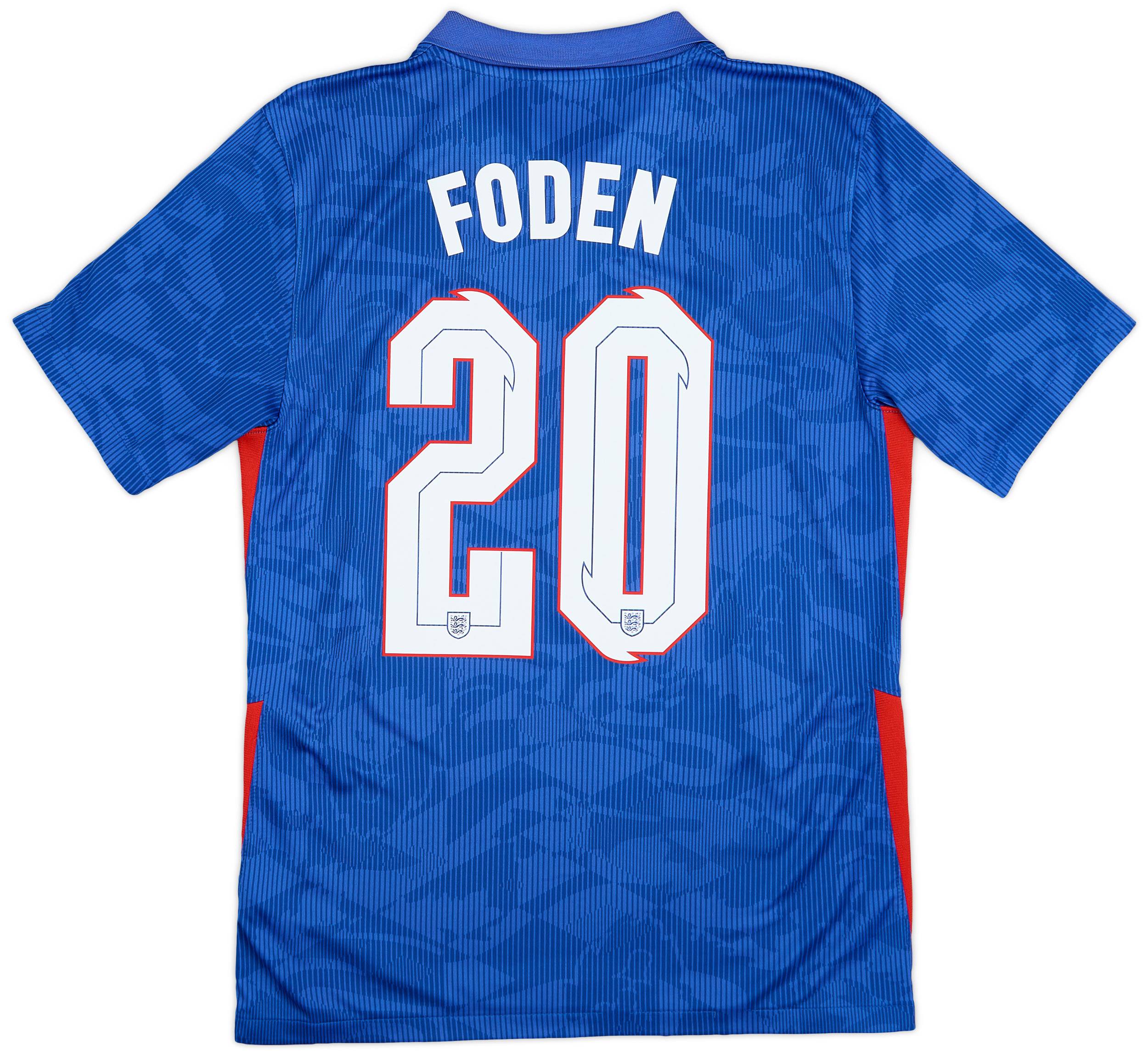 2020-21 England Away Shirt Foden #20 - 7/10 - (S)