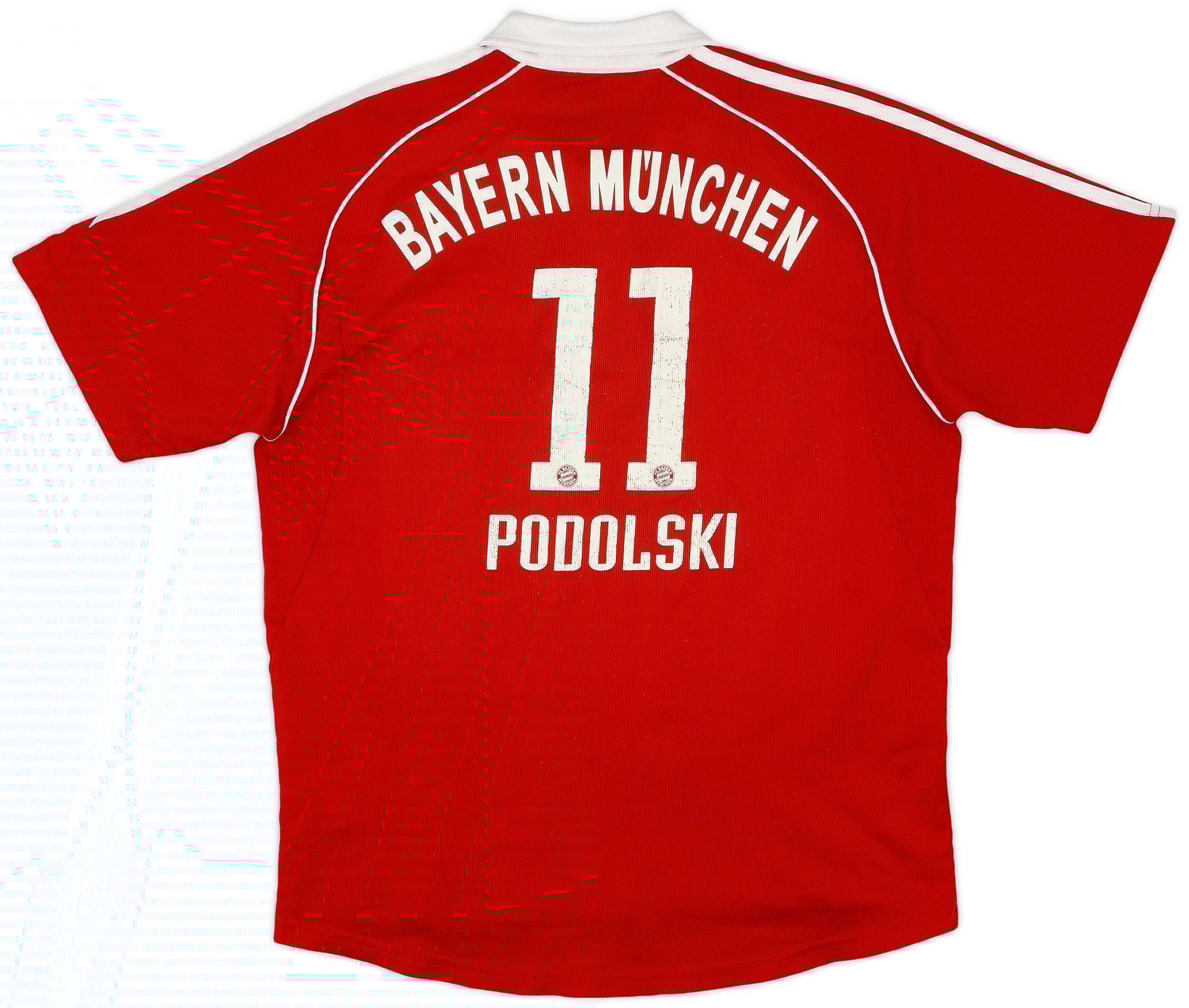 2006-07 Bayern Munich Home Shirt Podolski #11 - 6/10 - (XL.Boys)